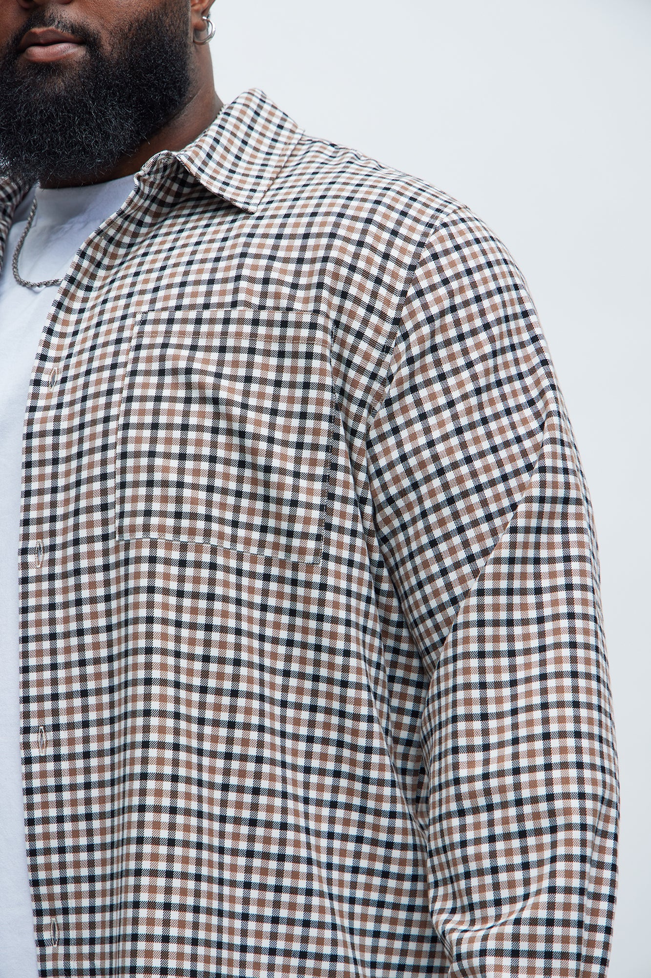 George Gingham Plaid Shirt - Multi Color