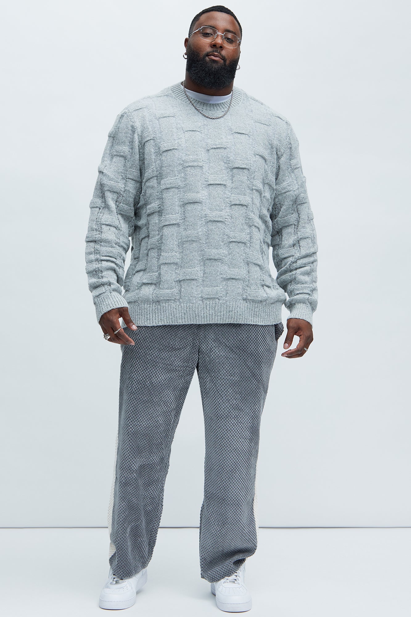 Fairview Crewneck Sweater - Grey