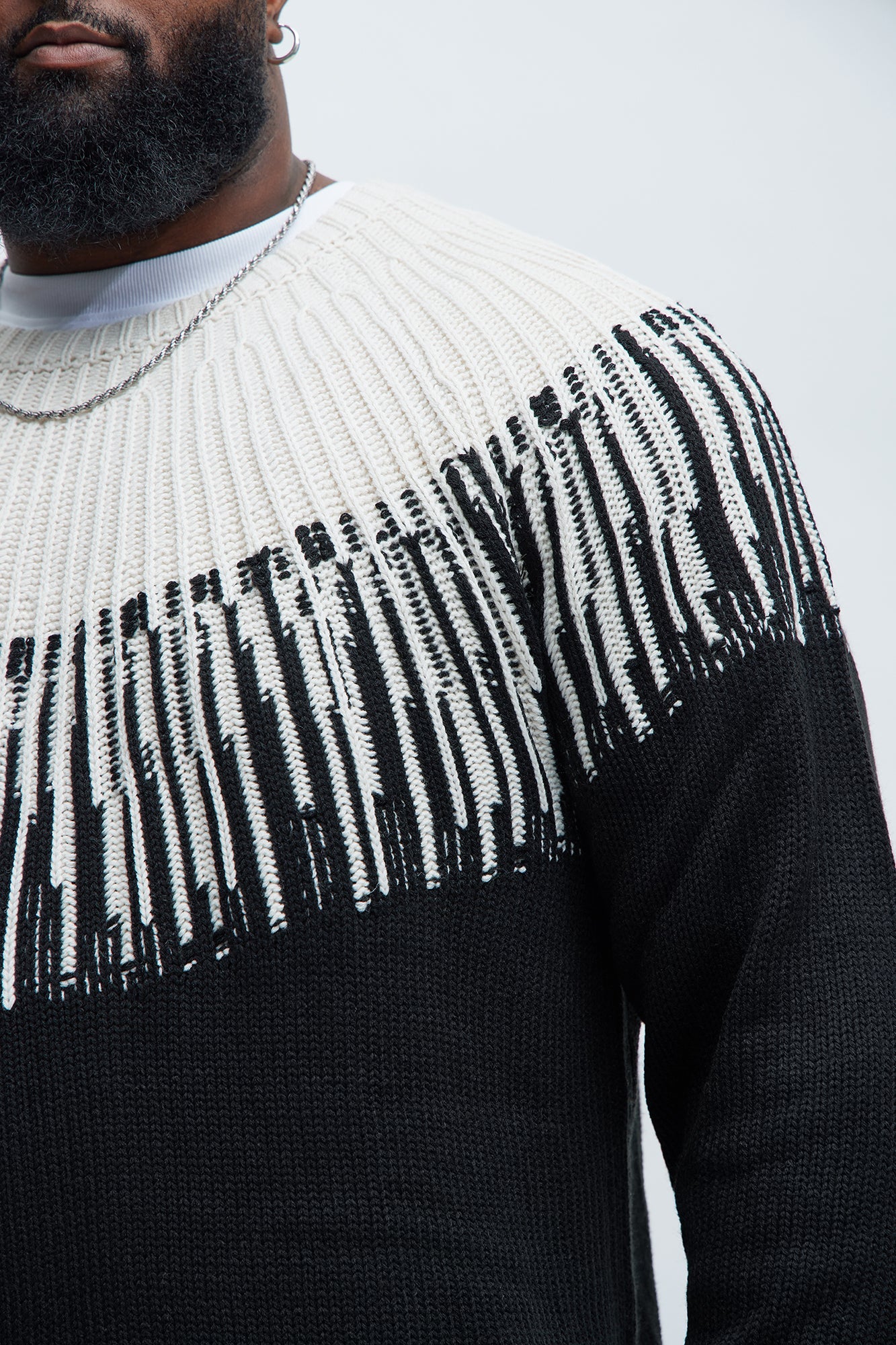 Radiant Crewneck Sweater - Black/combo