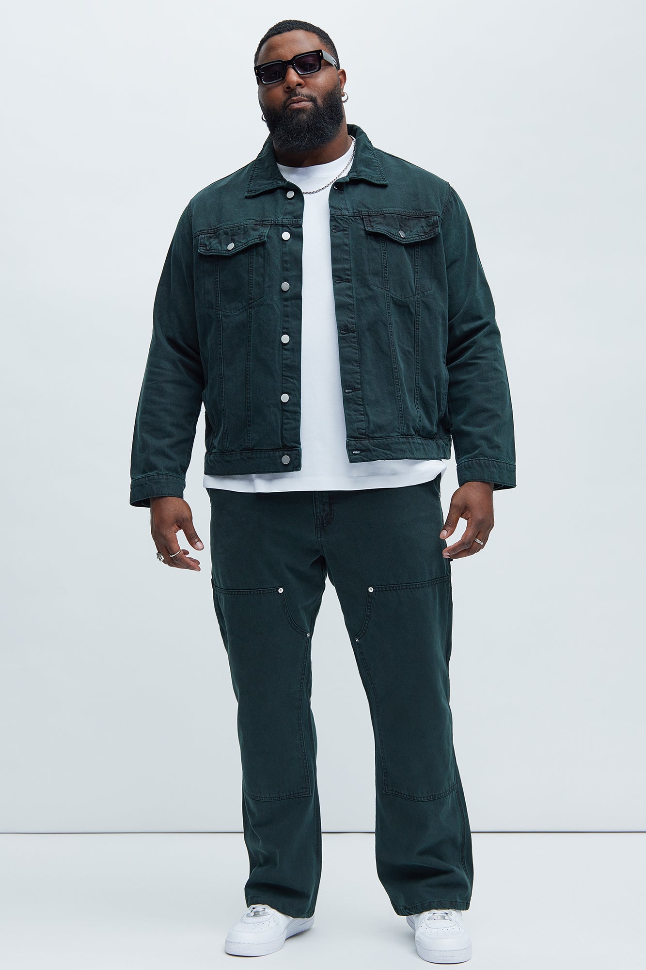 Conner Carpenter Flare Jeans - Green