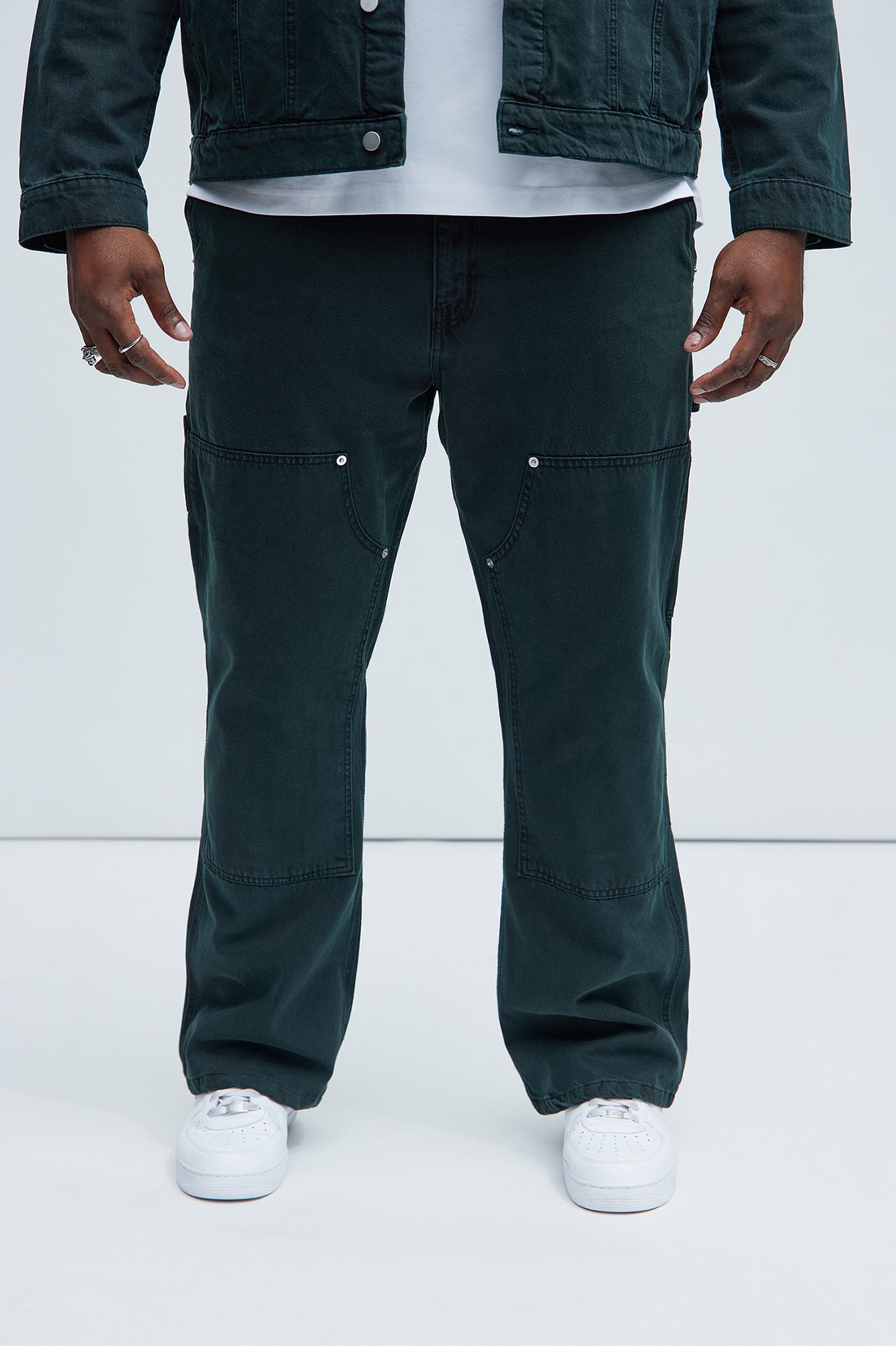 Conner Carpenter Flare Jeans - Green