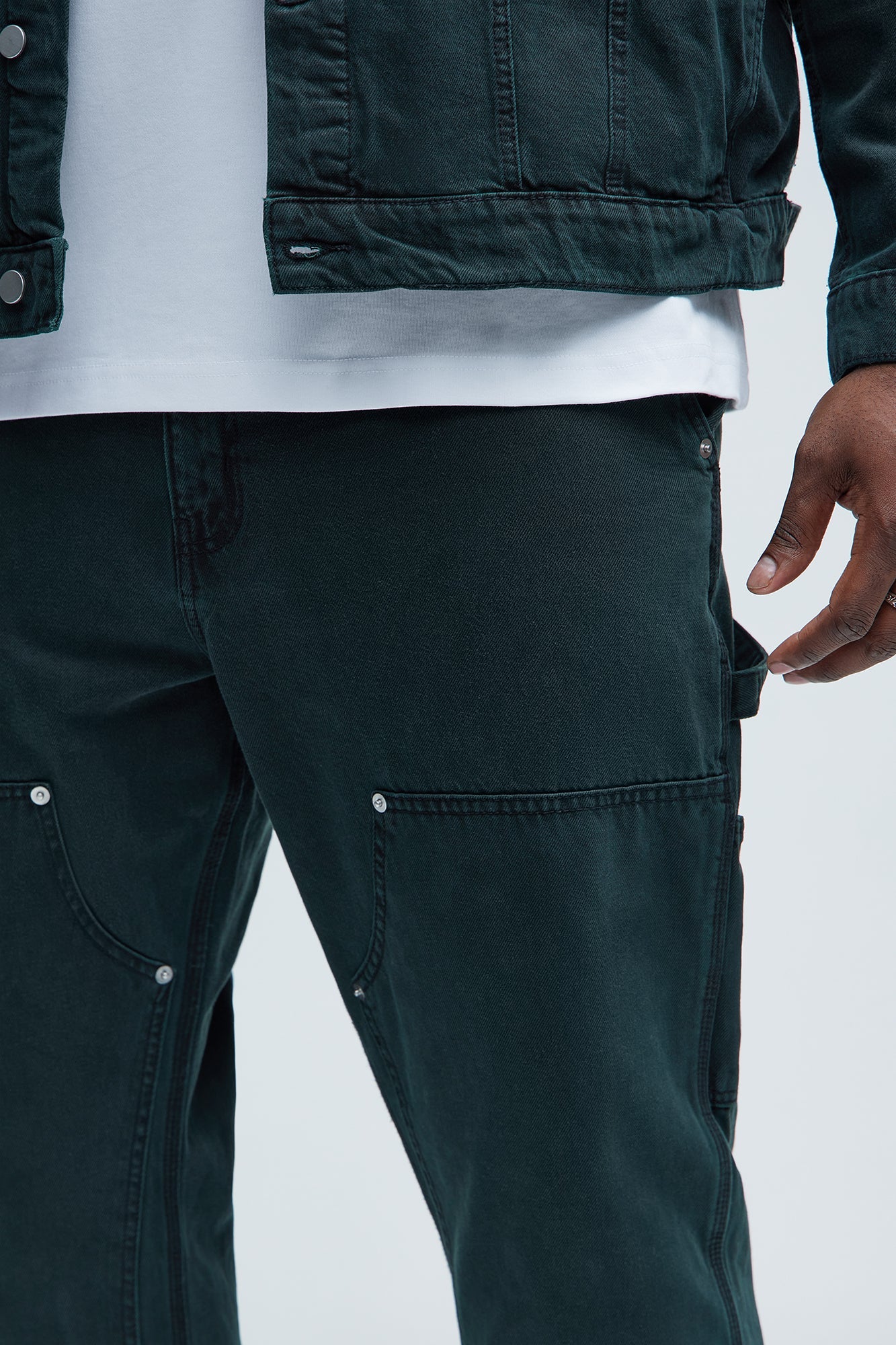 Conner Carpenter Flare Jeans - Green