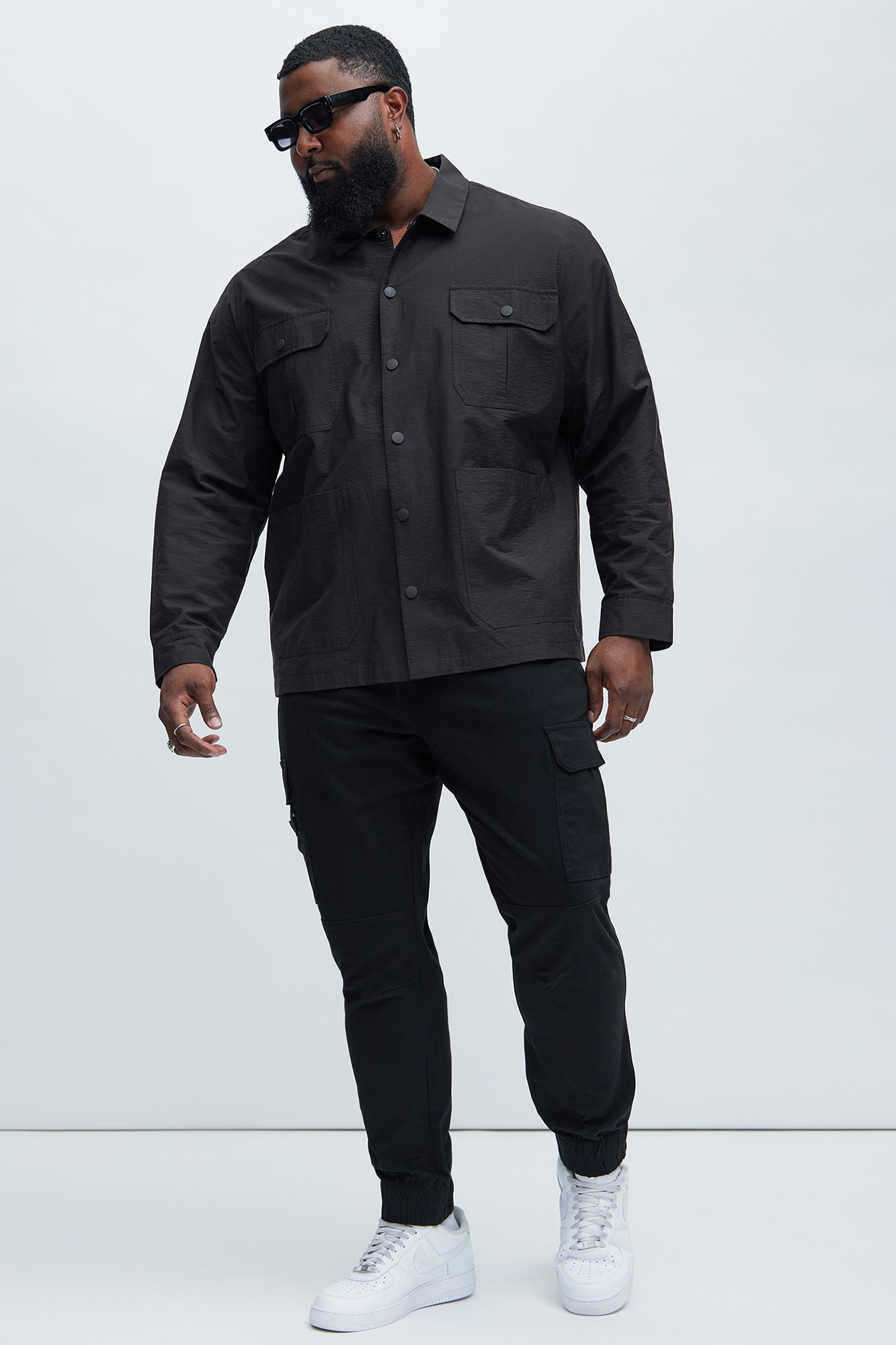 Slim Kryptonite Cargo Jogger - Black