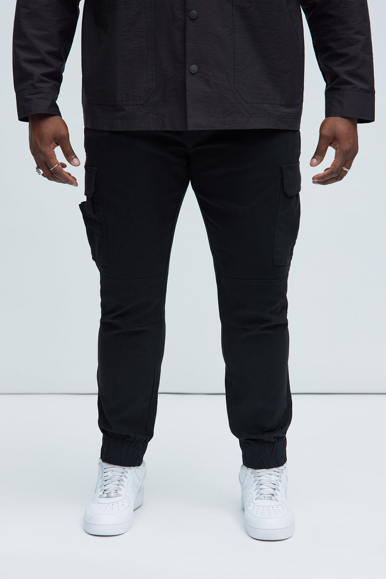 Slim Kryptonite Cargo Jogger - Black