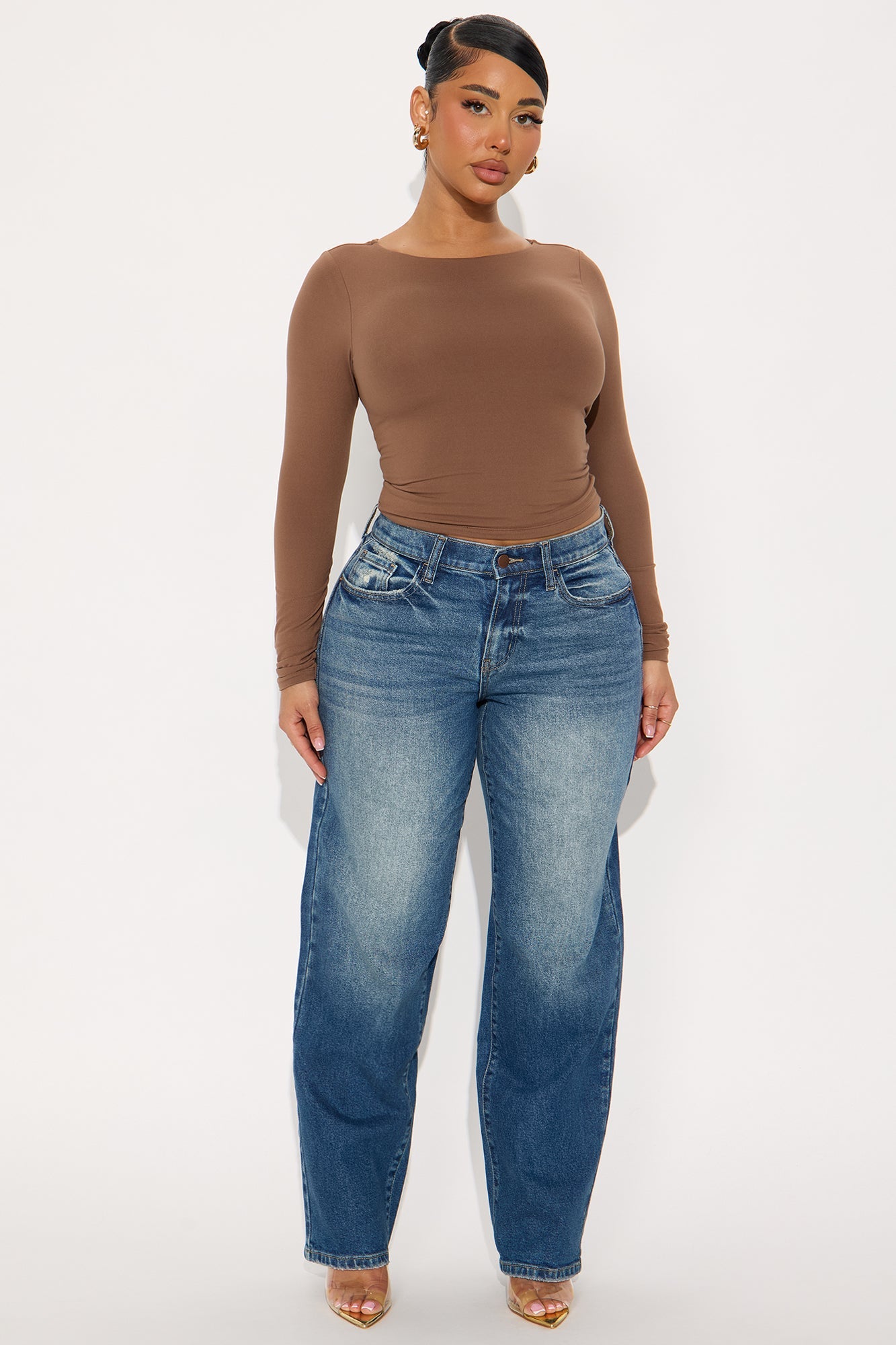 Going Solo Straight Leg Jeans - Medium Wash