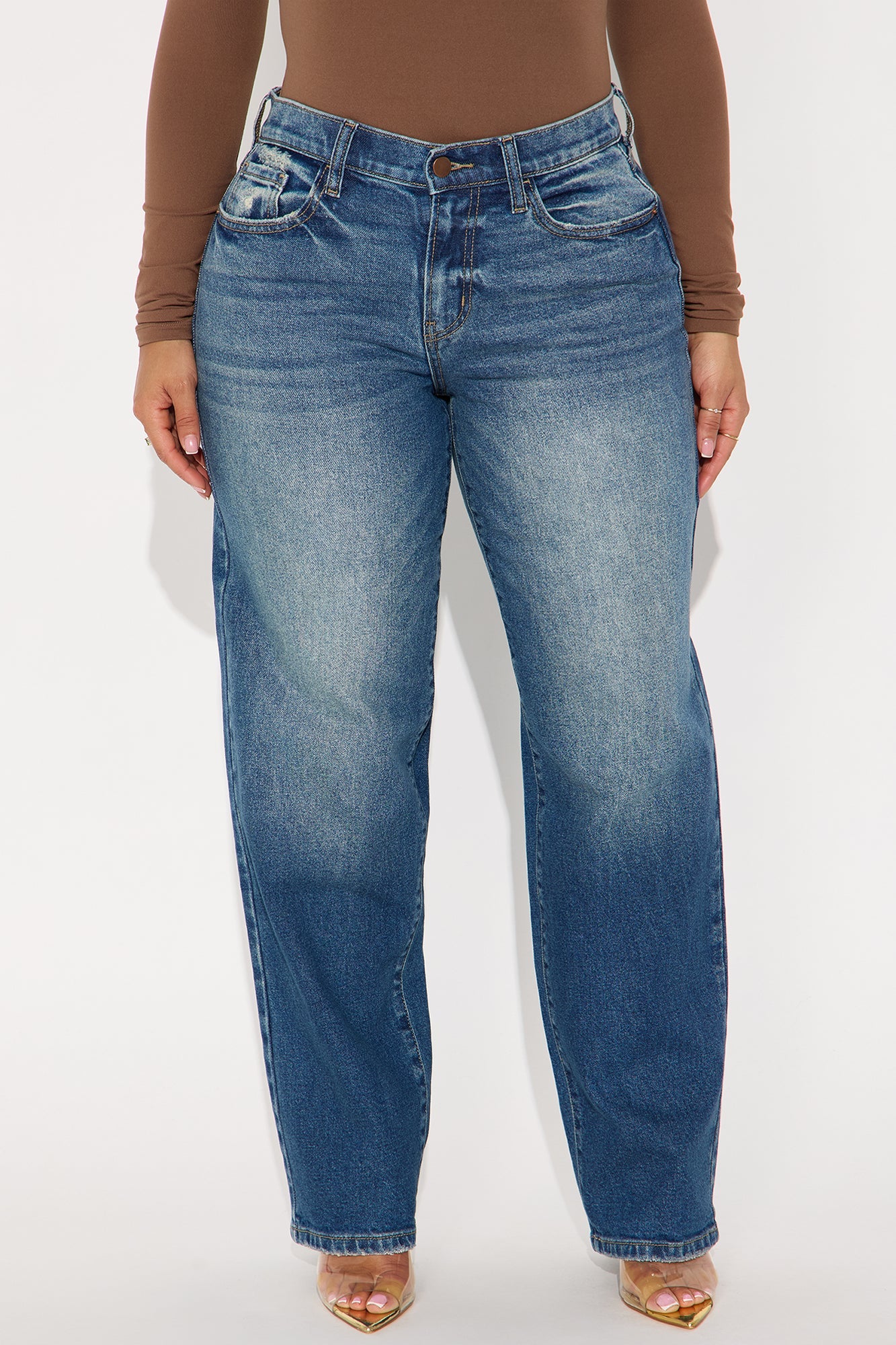 Going Solo Straight Leg Jeans - Medium Wash