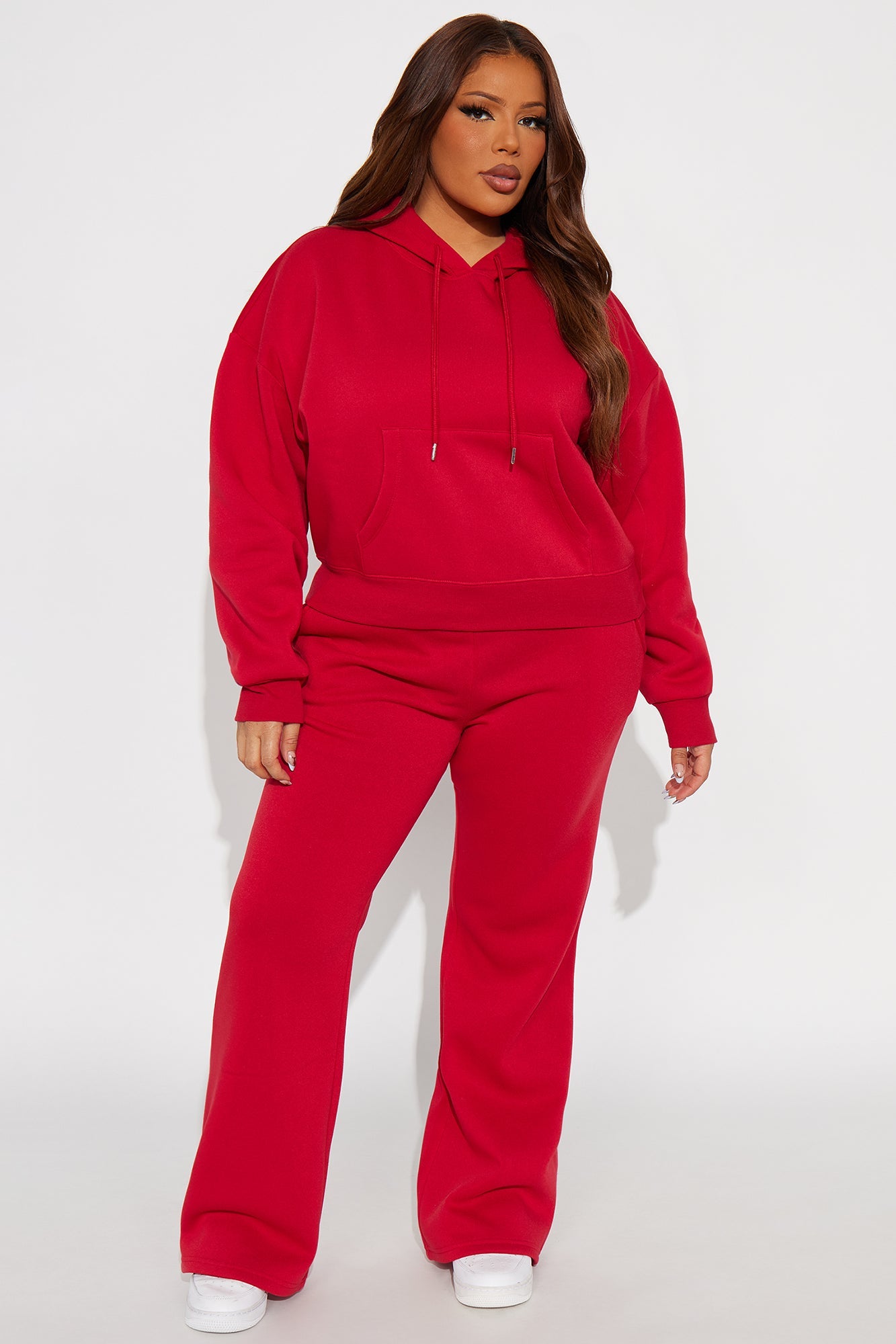Candice Lounge Hoodie - Red
