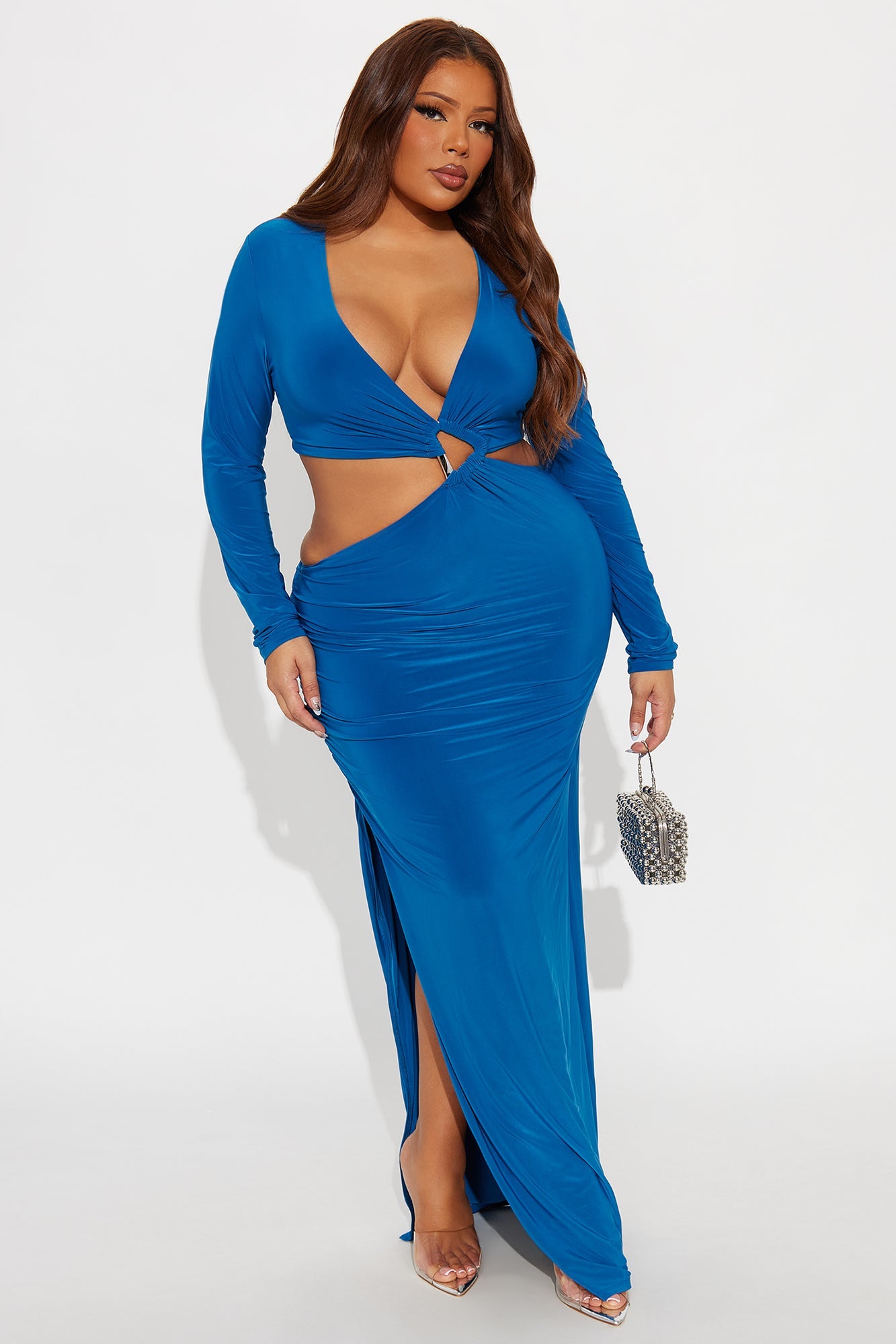 Obsessed Much Maxi Dress - Teal
