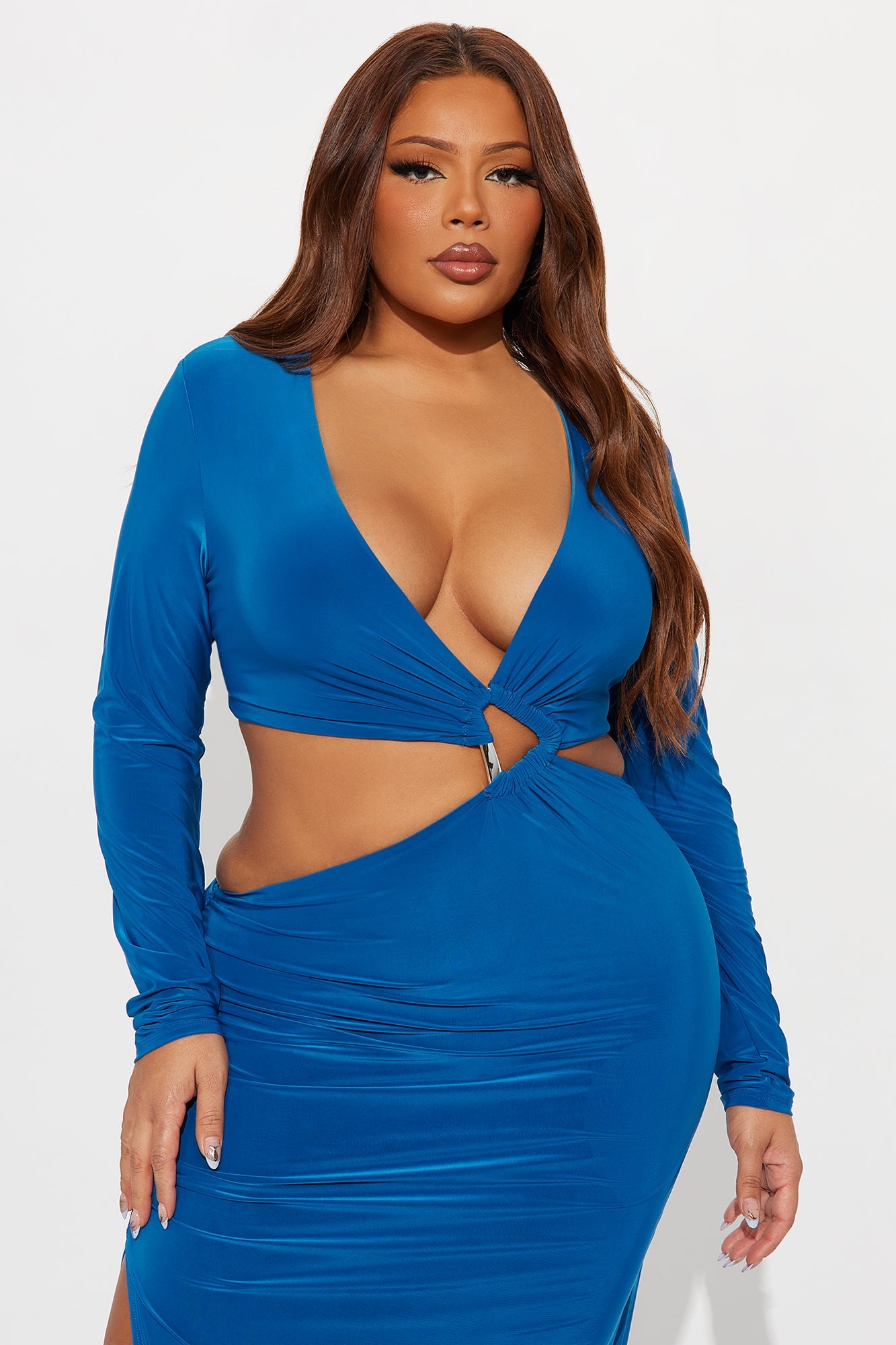 Obsessed Much Maxi Dress - Teal