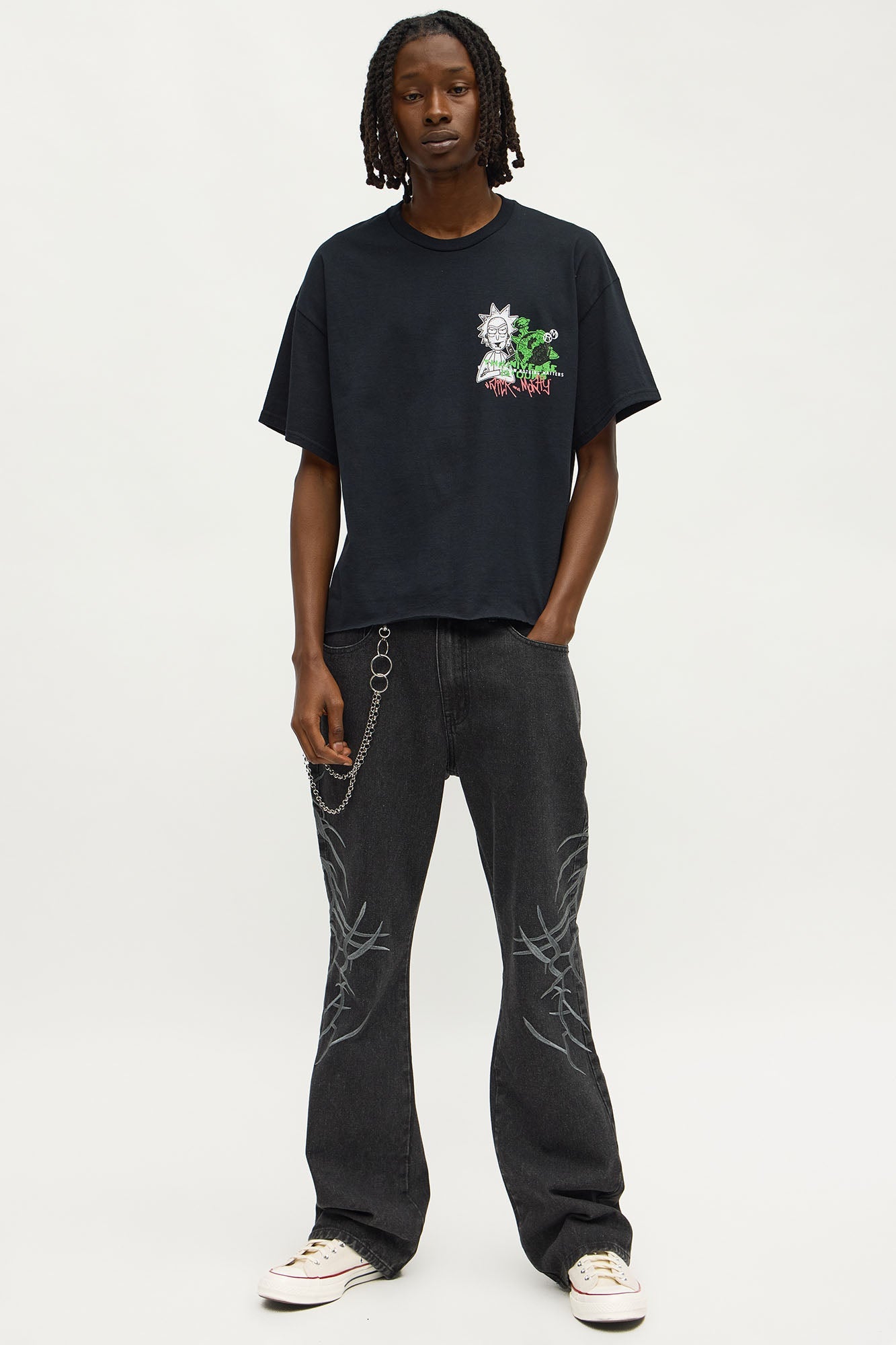 Rick And Morty Universe Short Sleeve Tee - Black