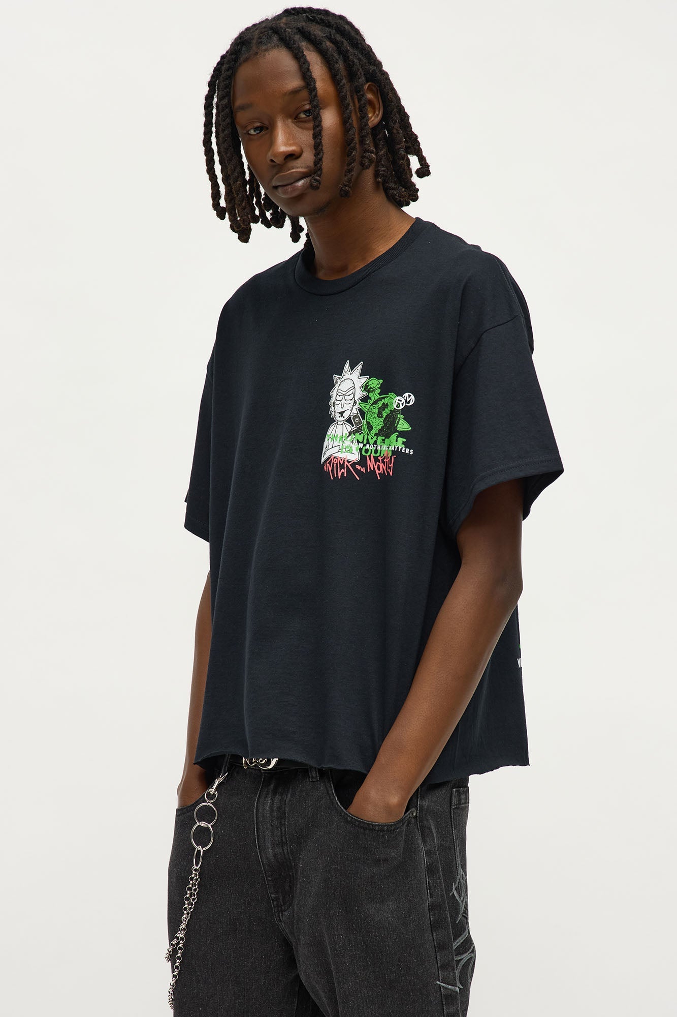 Rick And Morty Universe Short Sleeve Tee - Black