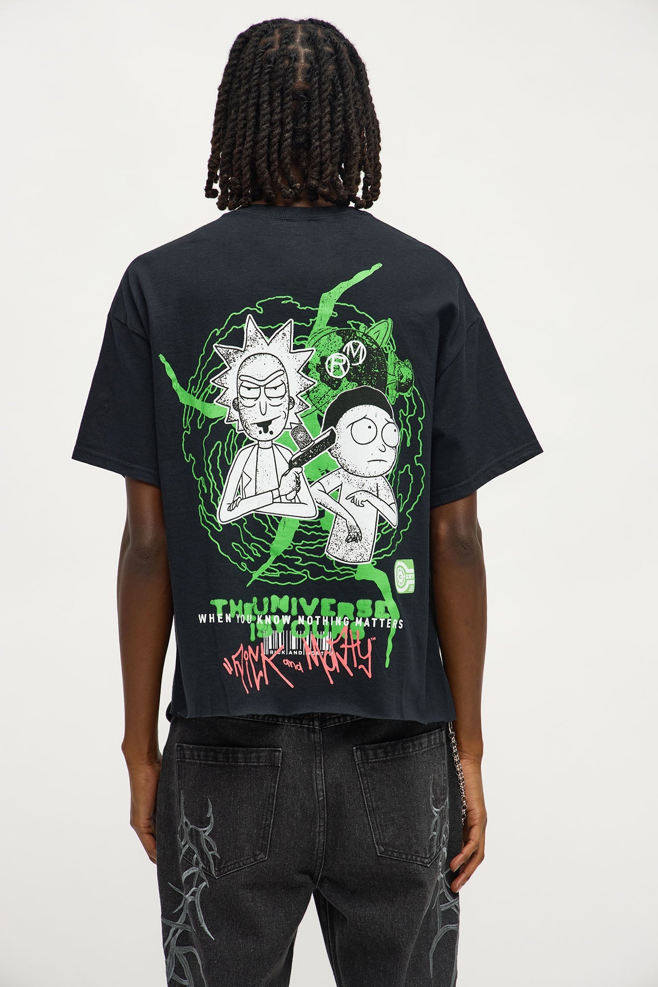 Rick And Morty Universe Short Sleeve Tee - Black