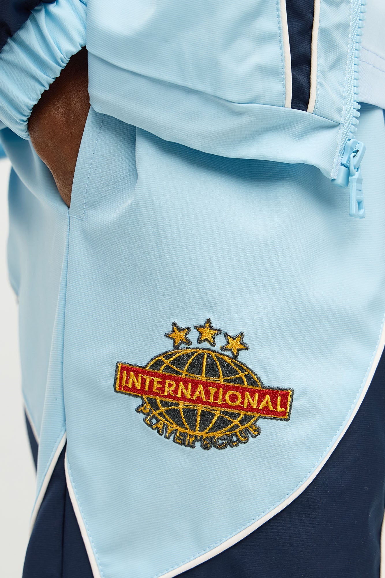 Baggy International Champions Color Blocked Track Pant - Blue/combo