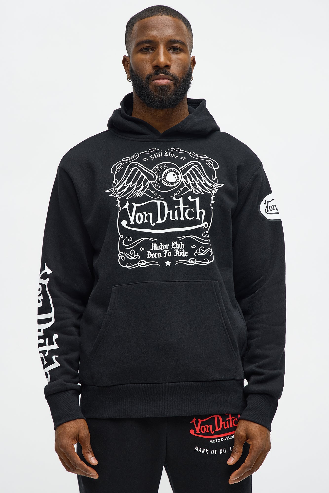 Von Dutch Motor Club Hoodie - Black