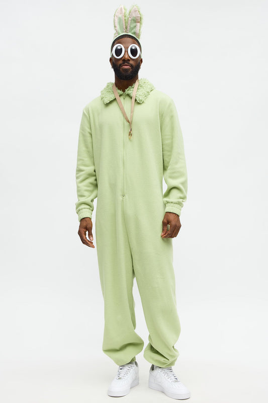 Boo Boo Monster 4 Piece Faux Fur Halloween Costume - Green