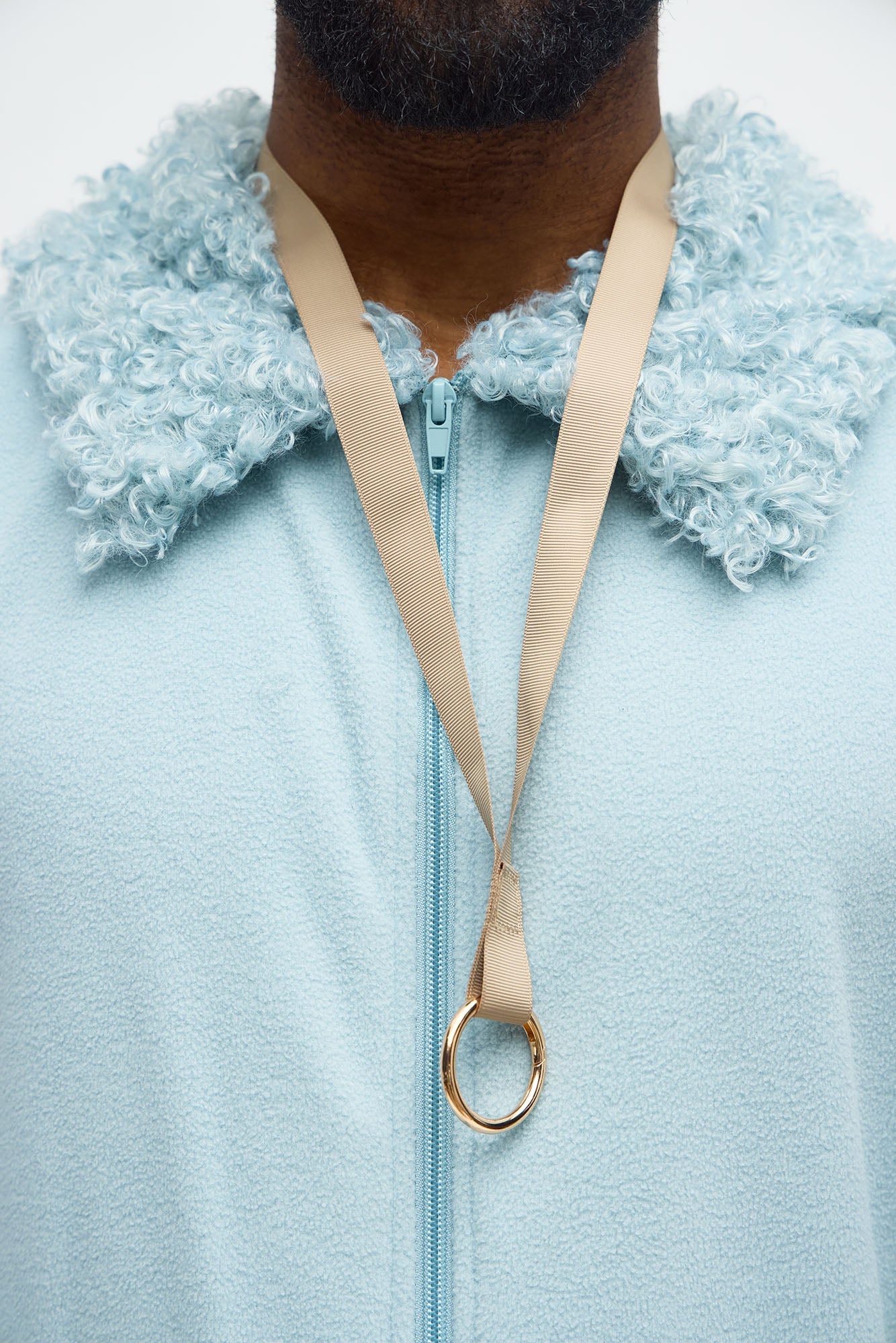 Boo Boo Monster 4 Piece Faux Fur Halloween Costume - Blue