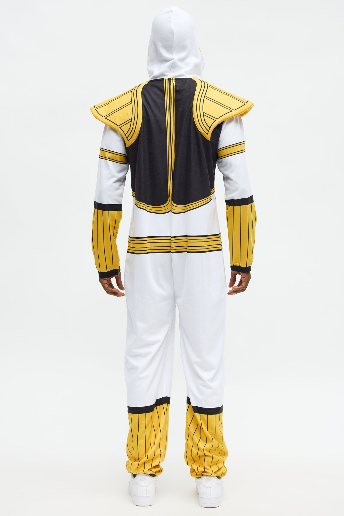 Mighty Morphin Power Ranger One Piece Costume - White/combo