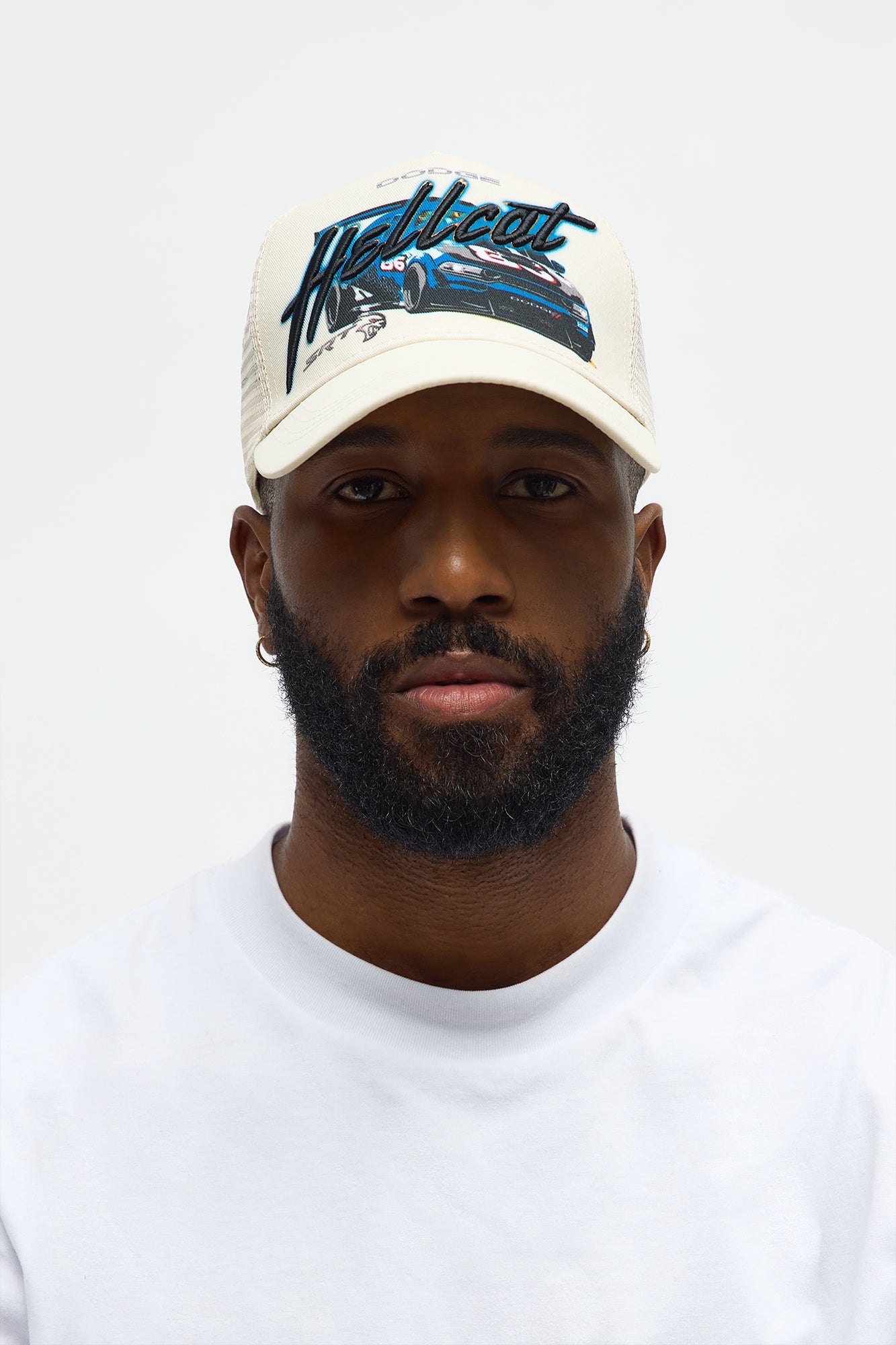 Dodge Hellcat Snapback Hat - Tan