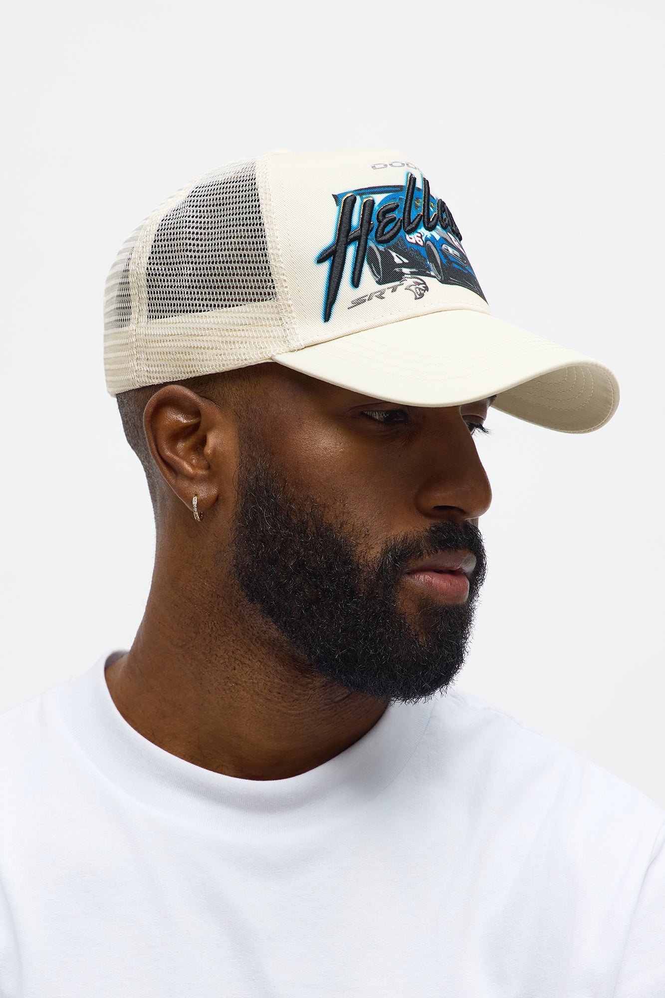 Dodge Hellcat Snapback Hat - Tan