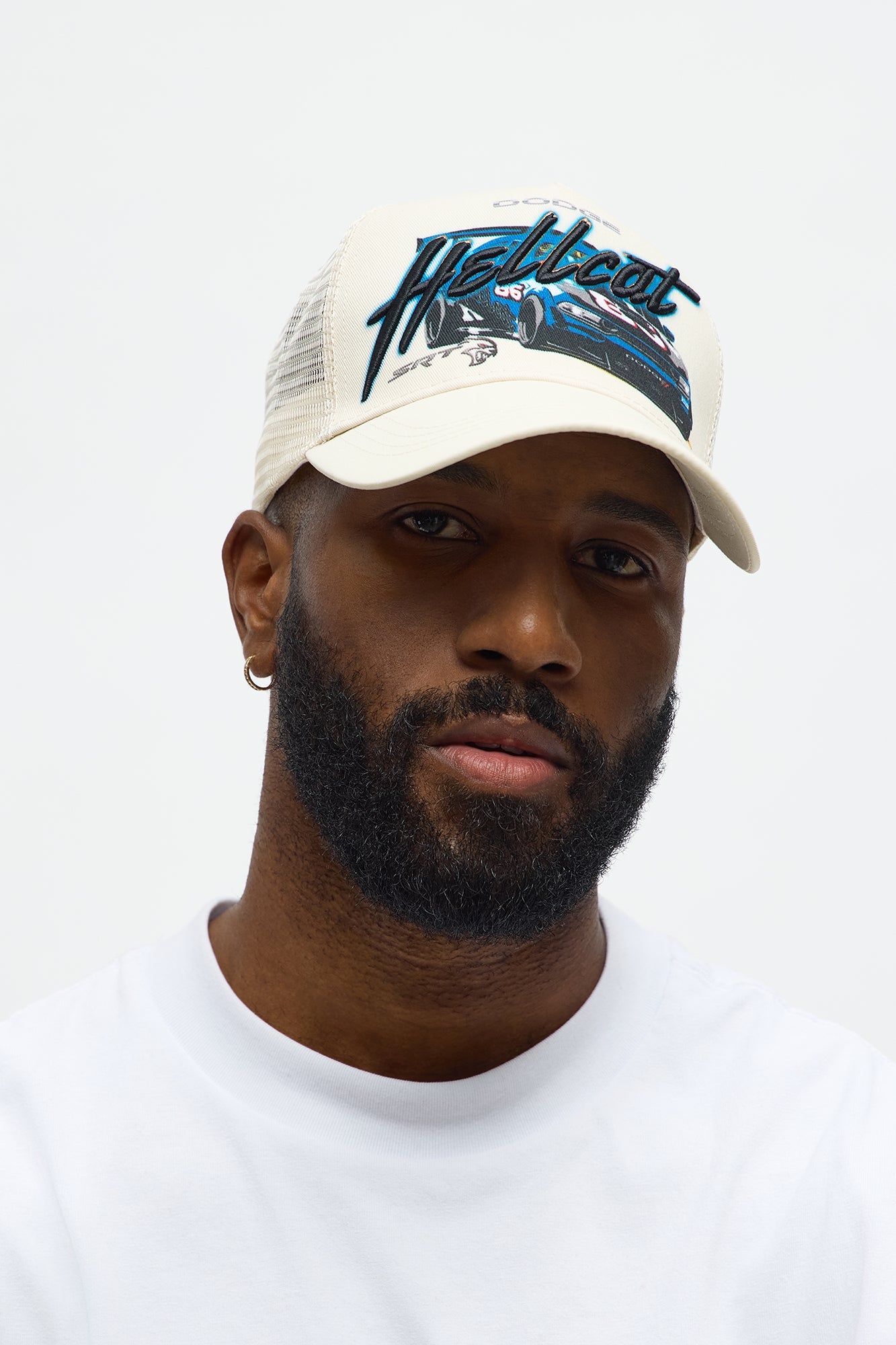 Dodge Hellcat Snapback Hat - Tan