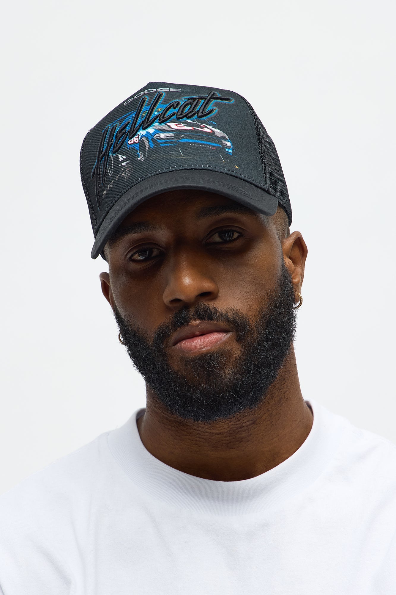 Dodge Hellcat Snapback Hat - Black