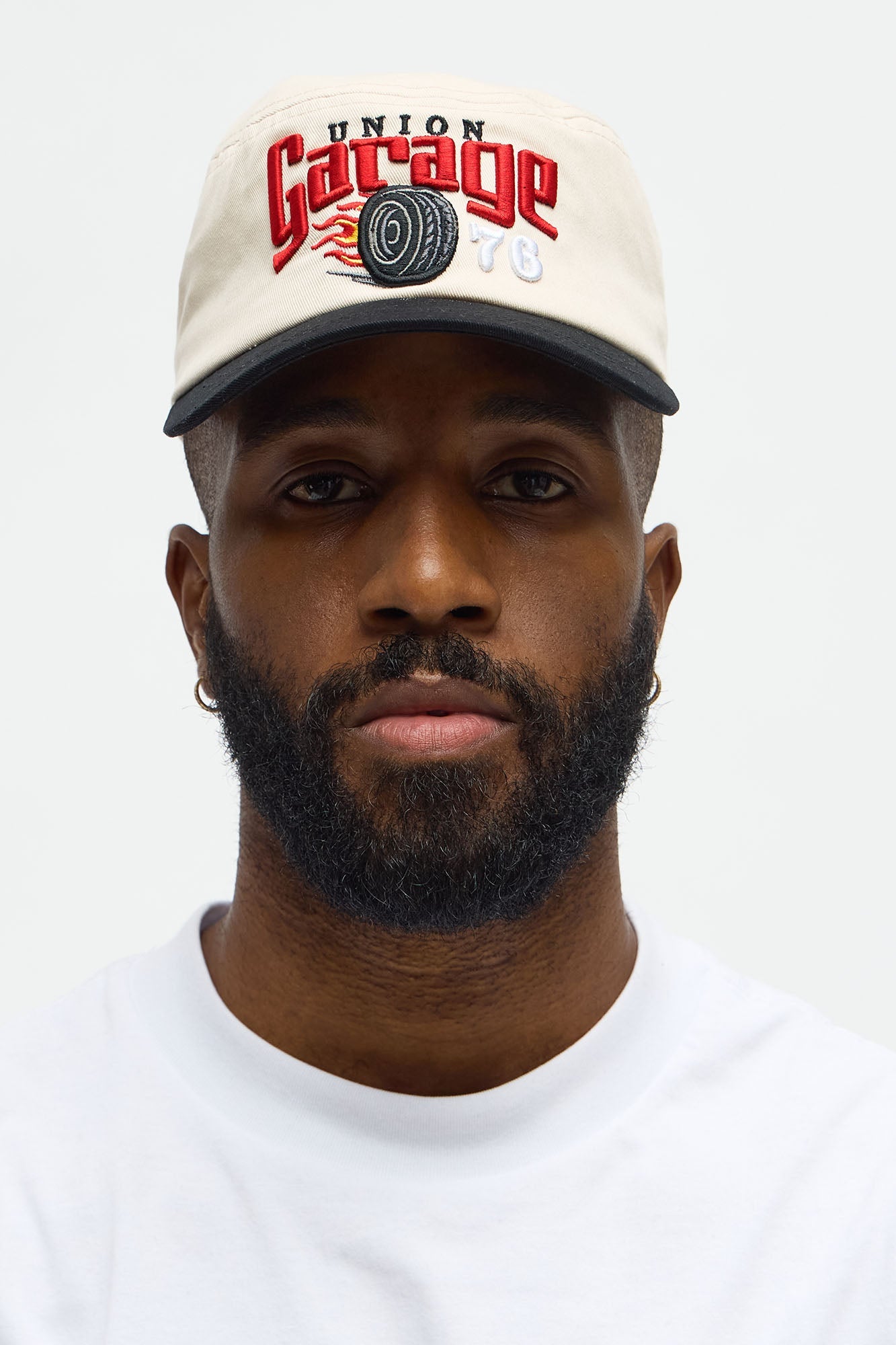 Union Garage Painters Snapback Hat - Stone