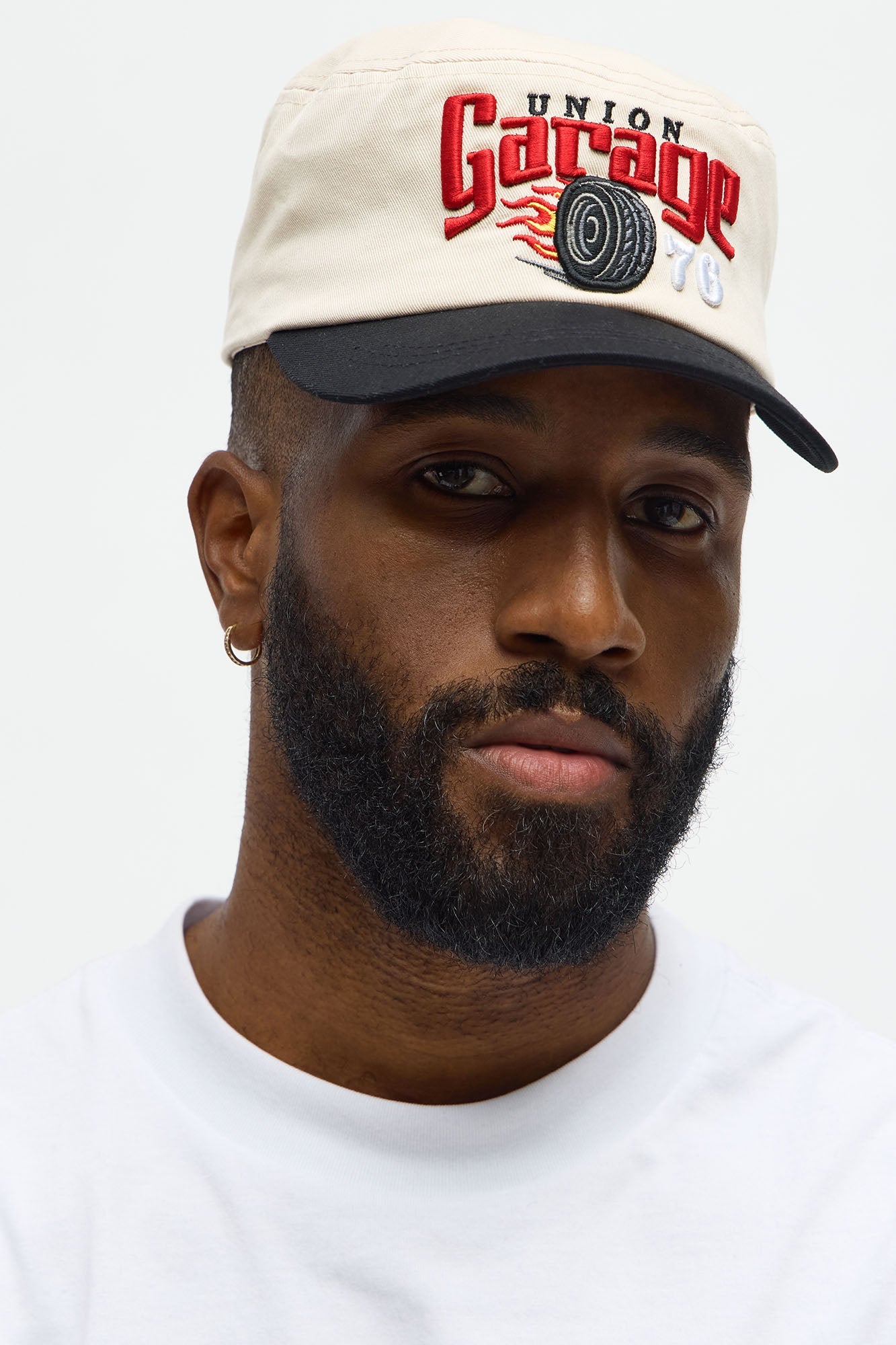 Union Garage Painters Snapback Hat - Stone
