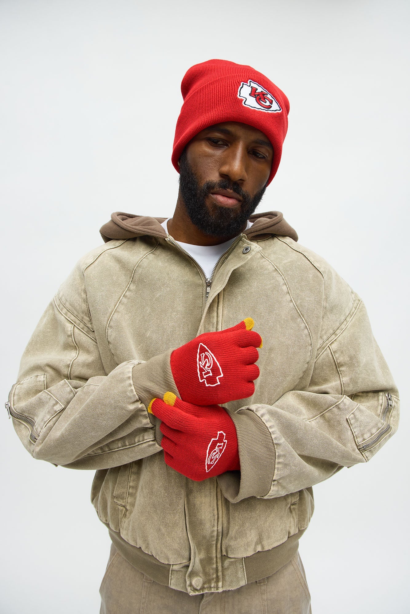 Classic Kansas City Chiefs Beanie 2 Pack - Red/combo