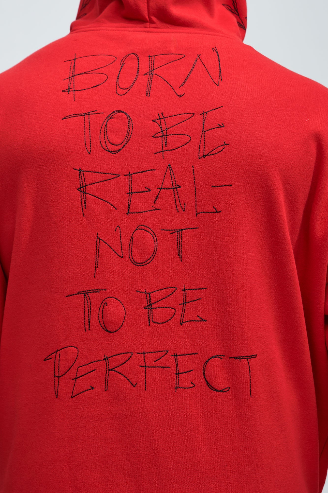Not Perfect Hoodie - Red