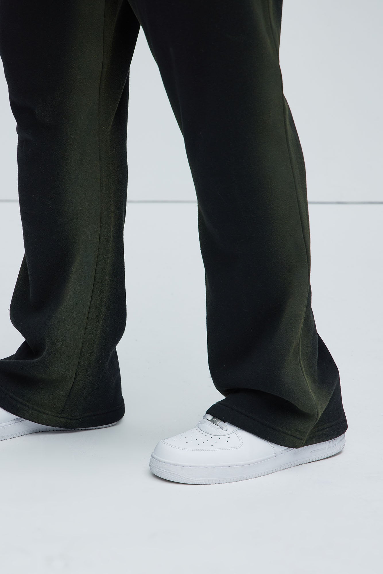 Tyson Blurred Lines Skinny Flare Sweatpants - Black