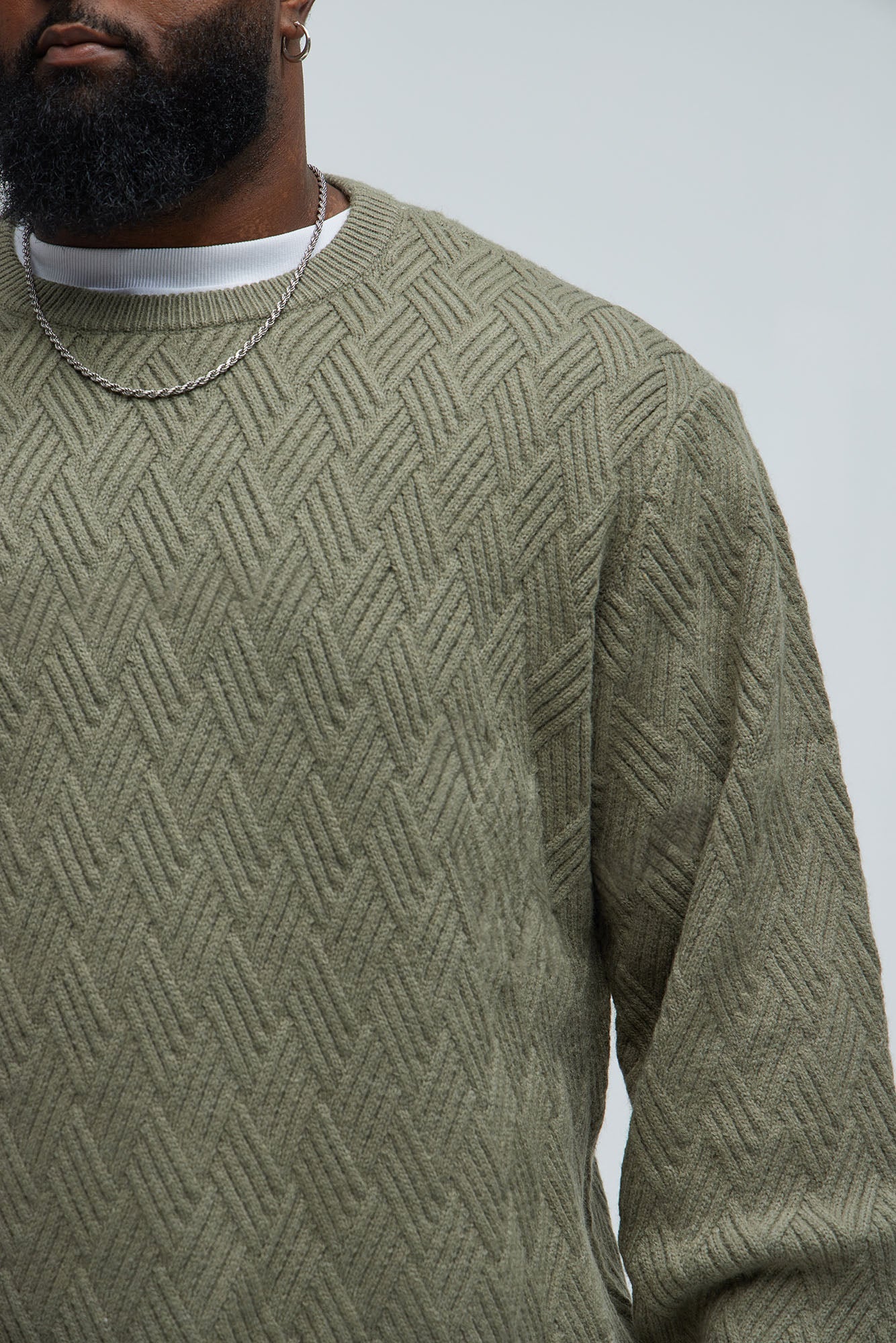That Stuff Crewneck Sweater - Olive