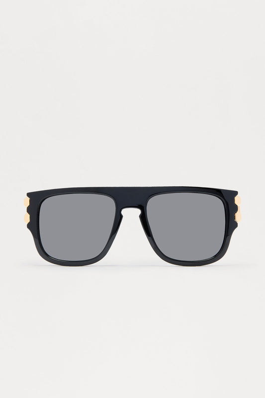 Rebellion Flat Top Sunglasses - Black