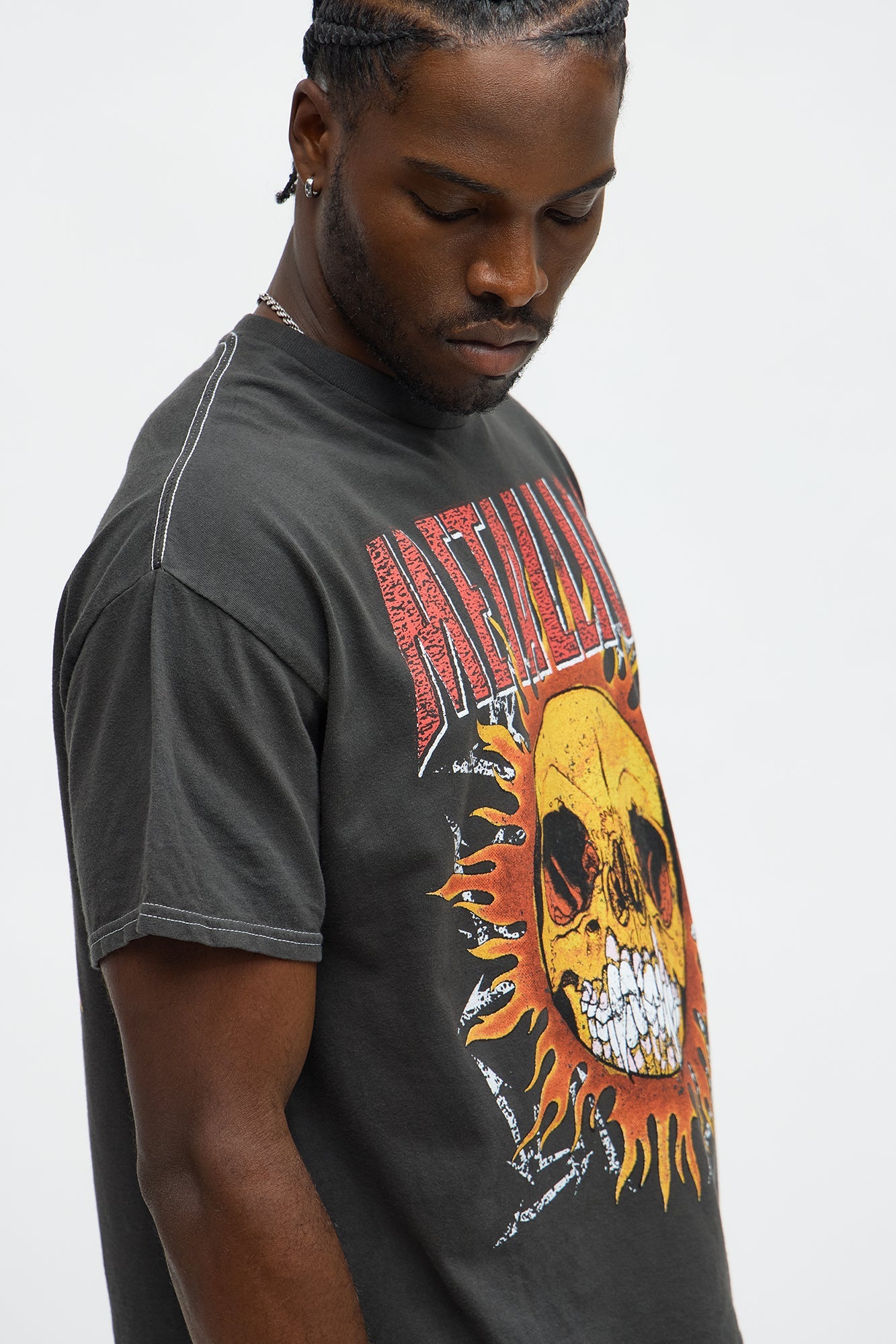 Metallica Summer Shirt 94 Boxy Short Sleeve Tee - Black Wash