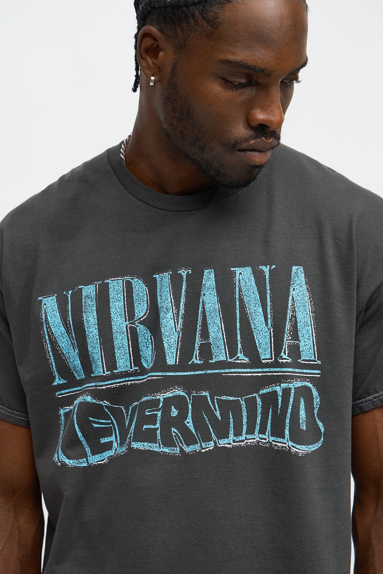 Nirvana NVM Boxy Short Sleeve Tee - Black Wash