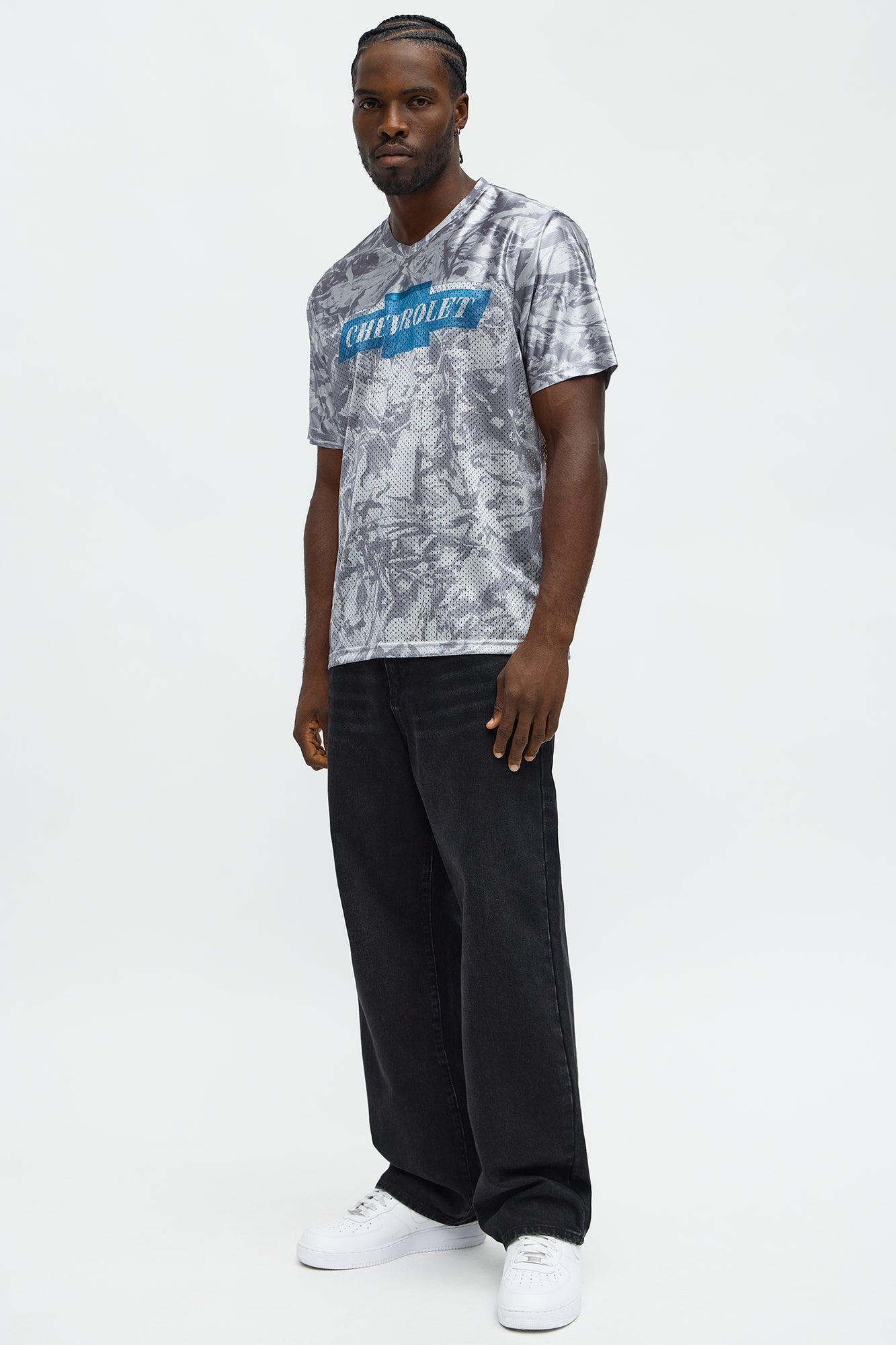 Chevy Woodland Print Mesh Jersey - Camouflage