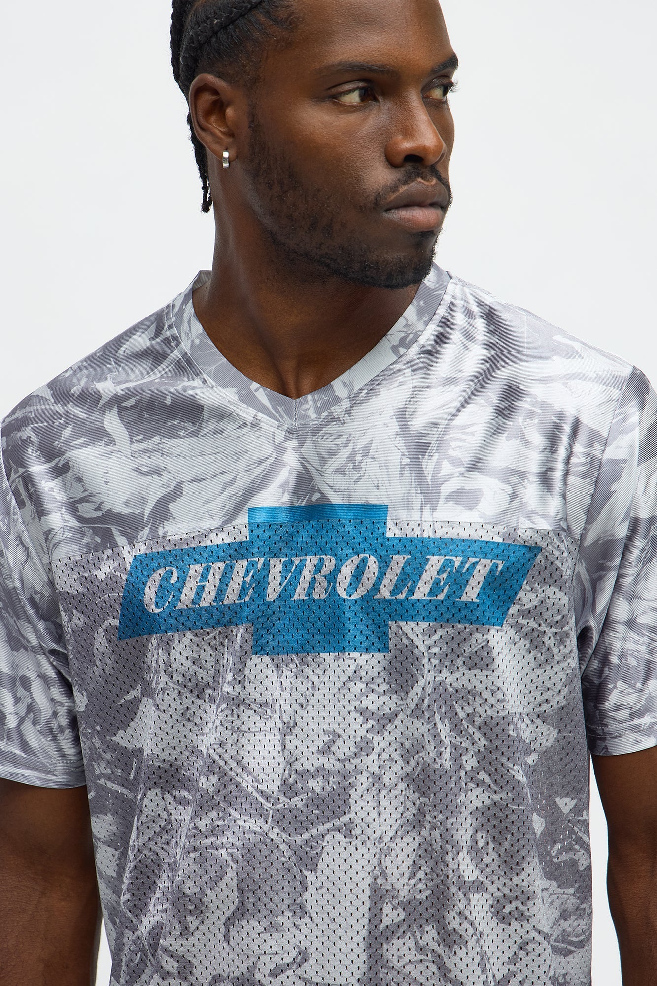Chevy Woodland Print Mesh Jersey - Camouflage