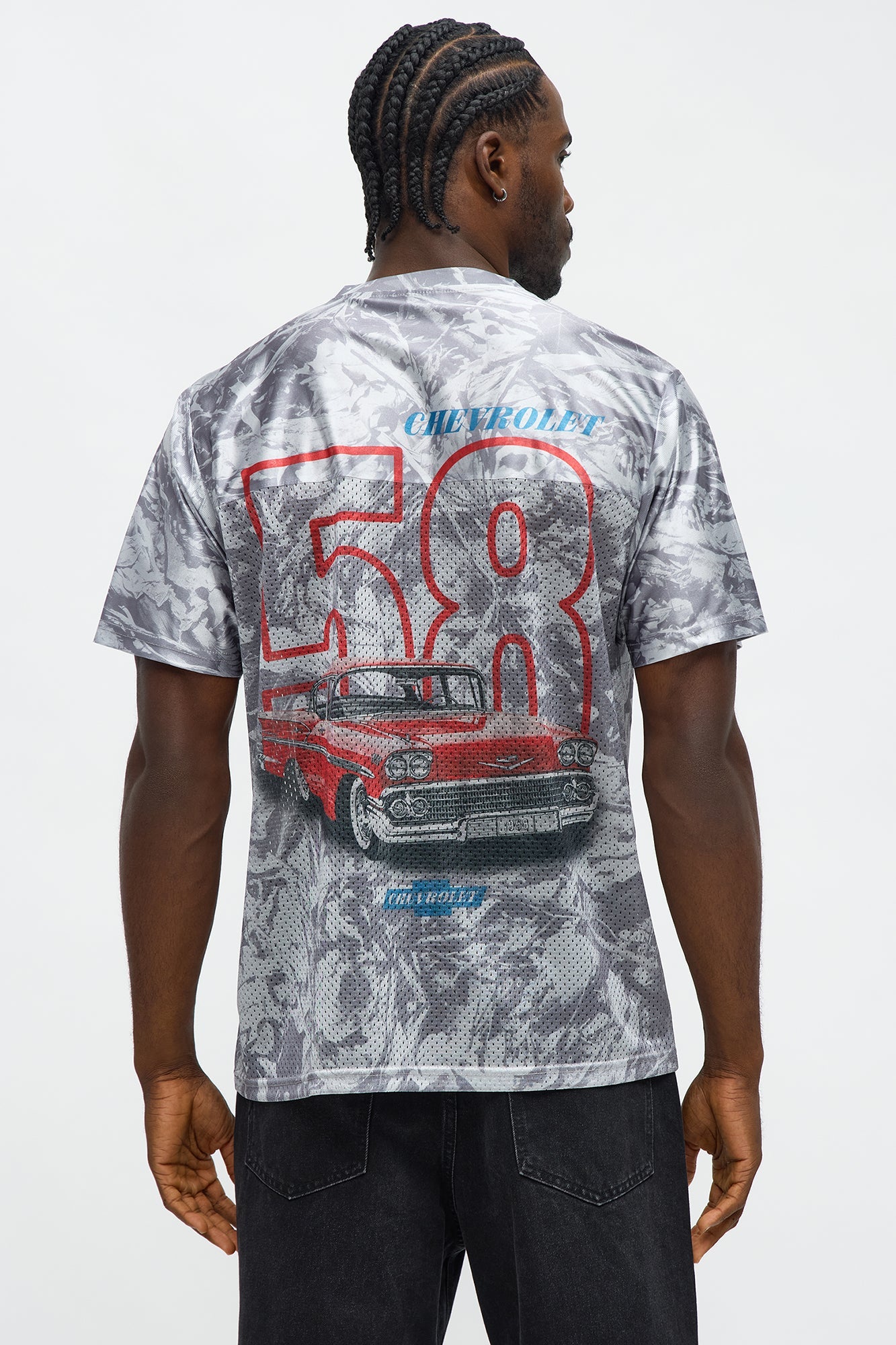 Chevy Woodland Print Mesh Jersey - Camouflage