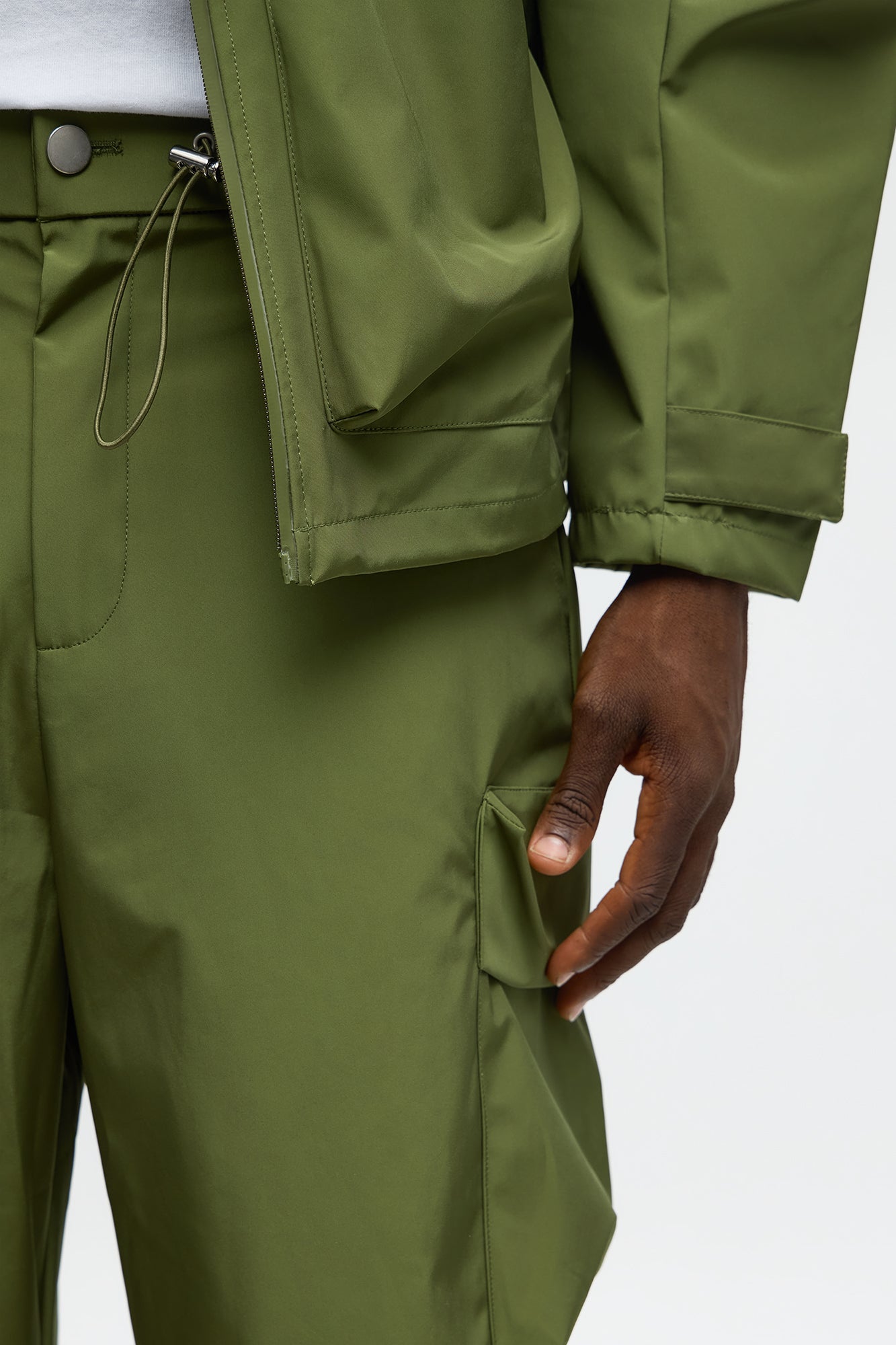 Baggy Peak Tech Cargo Pant - Olive