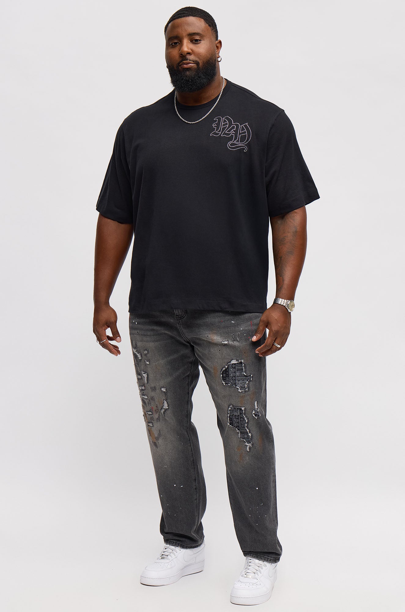 NY 00 Jersey Tee - Black