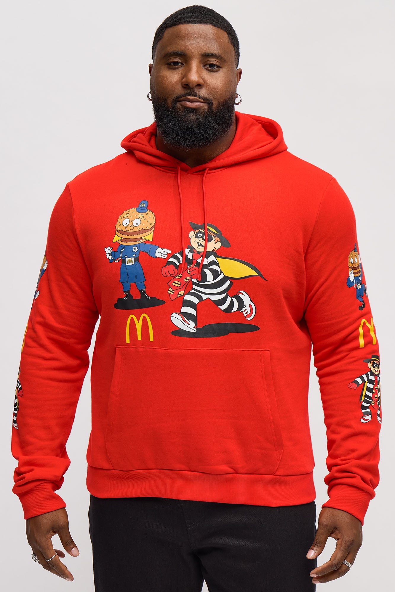 McDonald's Hamburglar On The Run Hoodie - Red