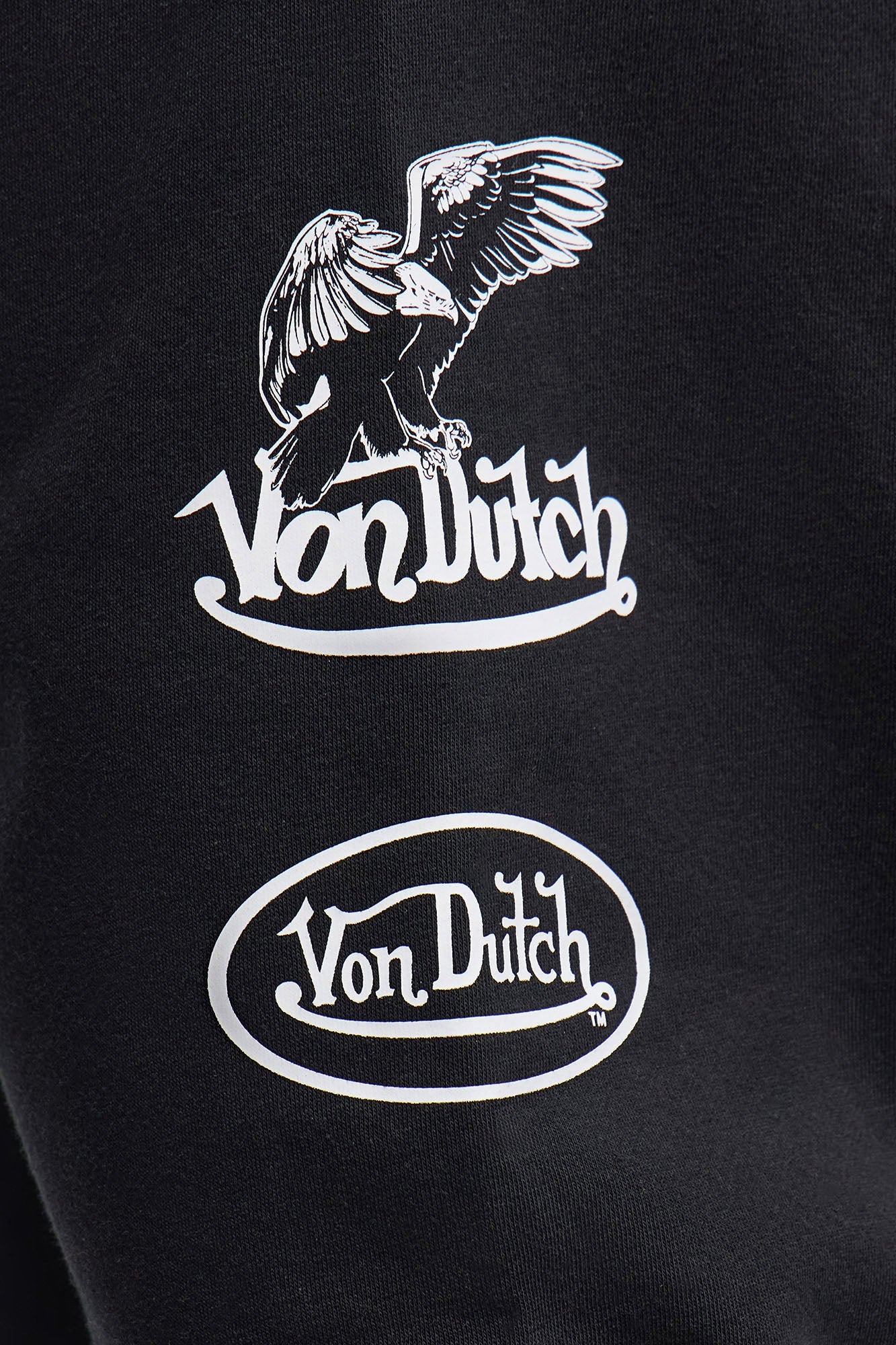 Von Dutch Live To Ride Oversized Hoodie - Black