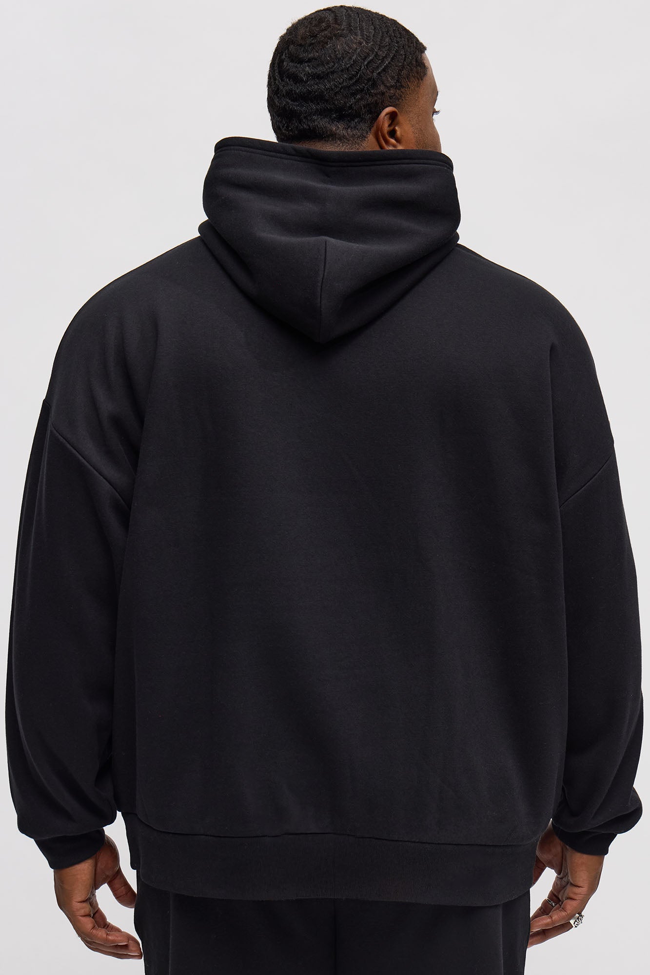 Von Dutch Live To Ride Oversized Hoodie - Black