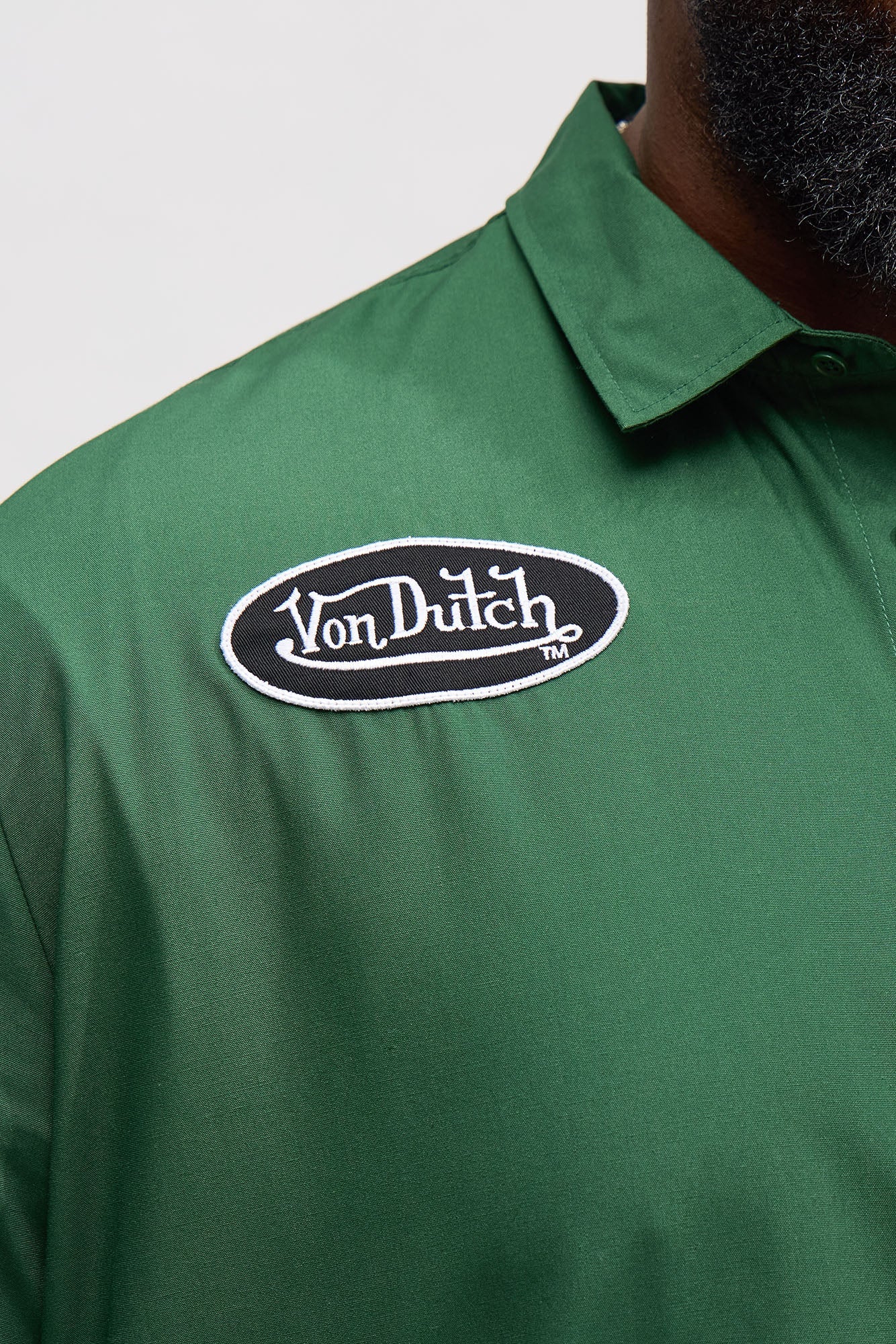 Von Dutch Genuine Riders Button Up Shirt - Green