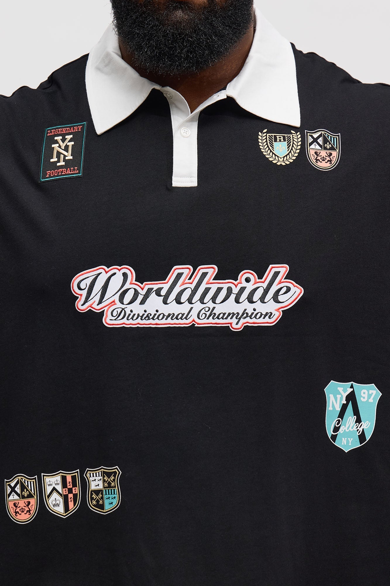 Worldwide Champion Short Sleeve Polo - Black