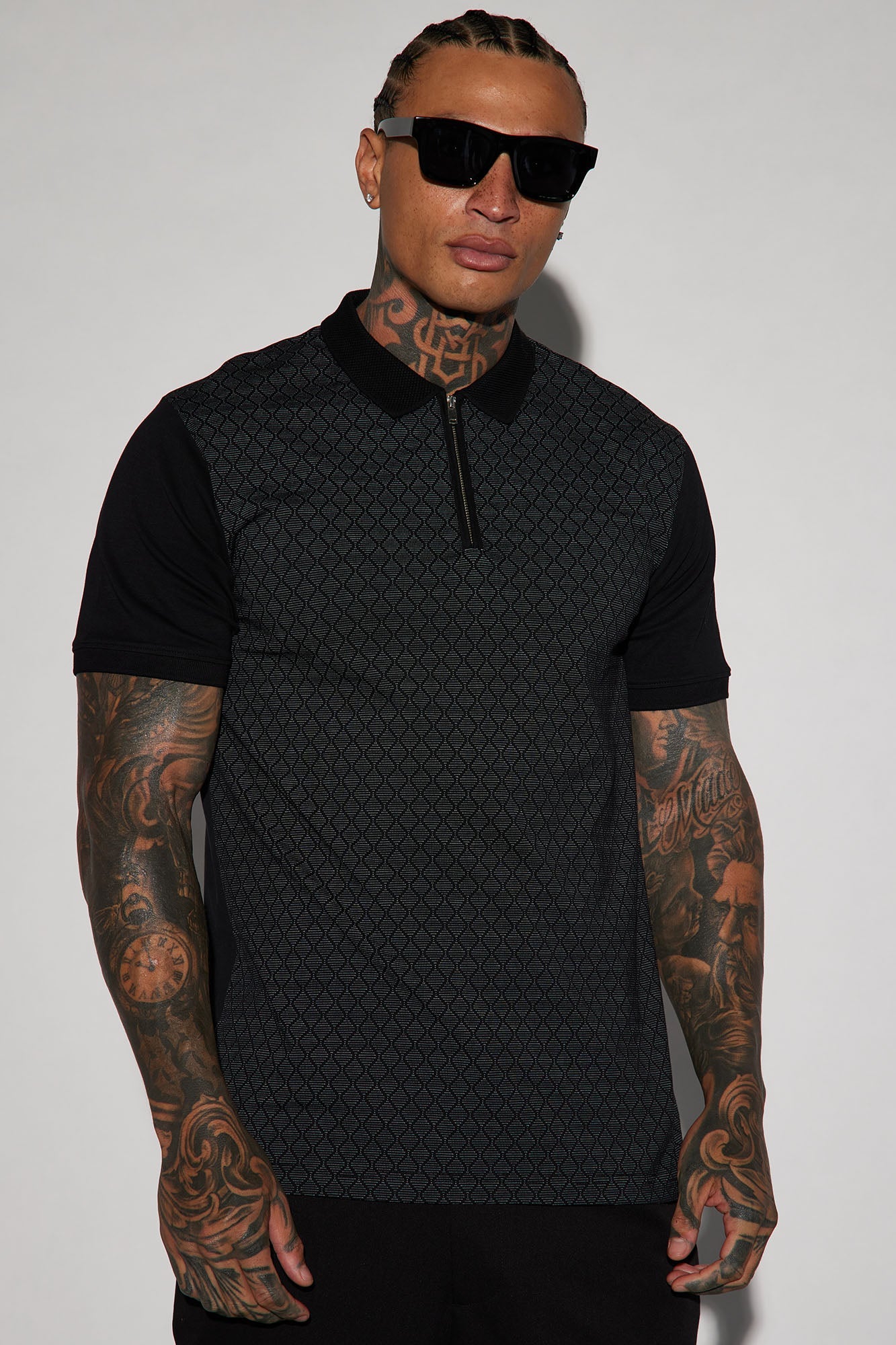 Bogey Short Sleeve Polo - Black