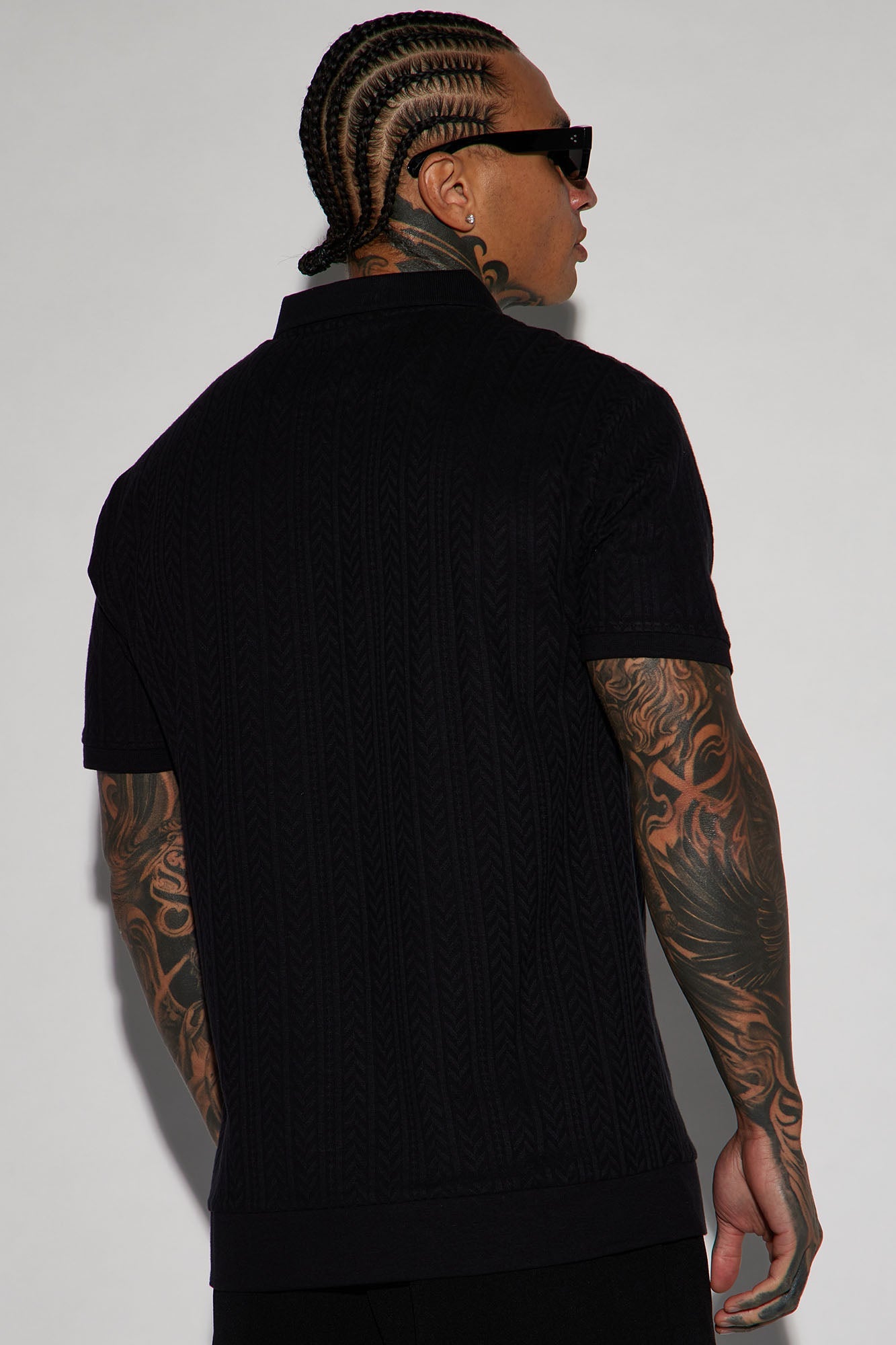 Caddie Short Sleeve Polo - Black