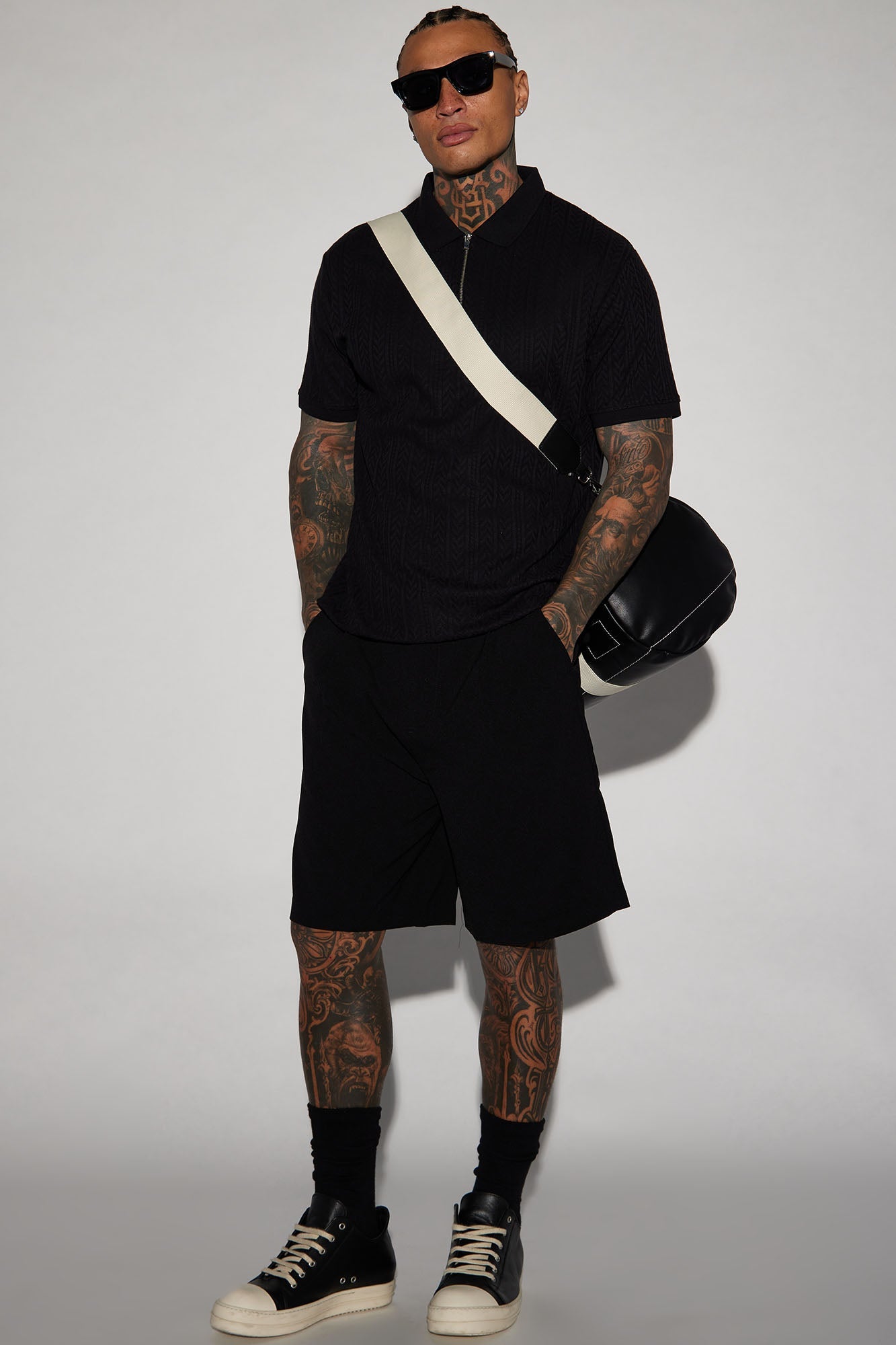 Caddie Short Sleeve Polo - Black