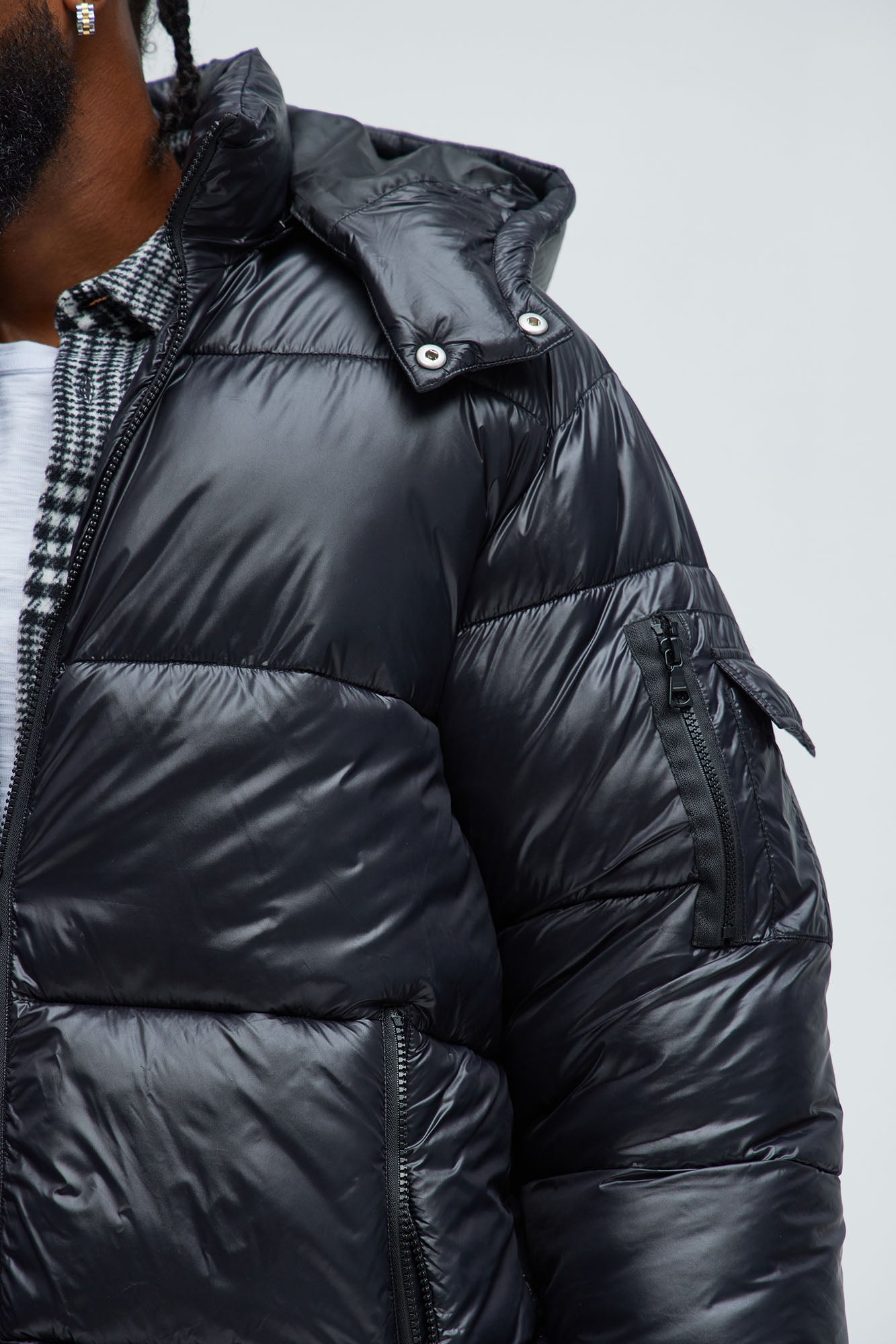 Nixer Puffer Jacket - Black