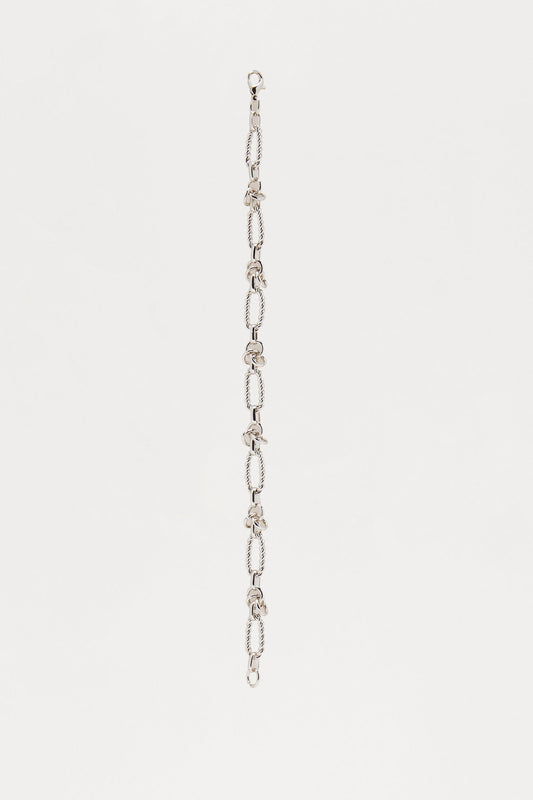 Sleek Link Iron Bracelet - Silver