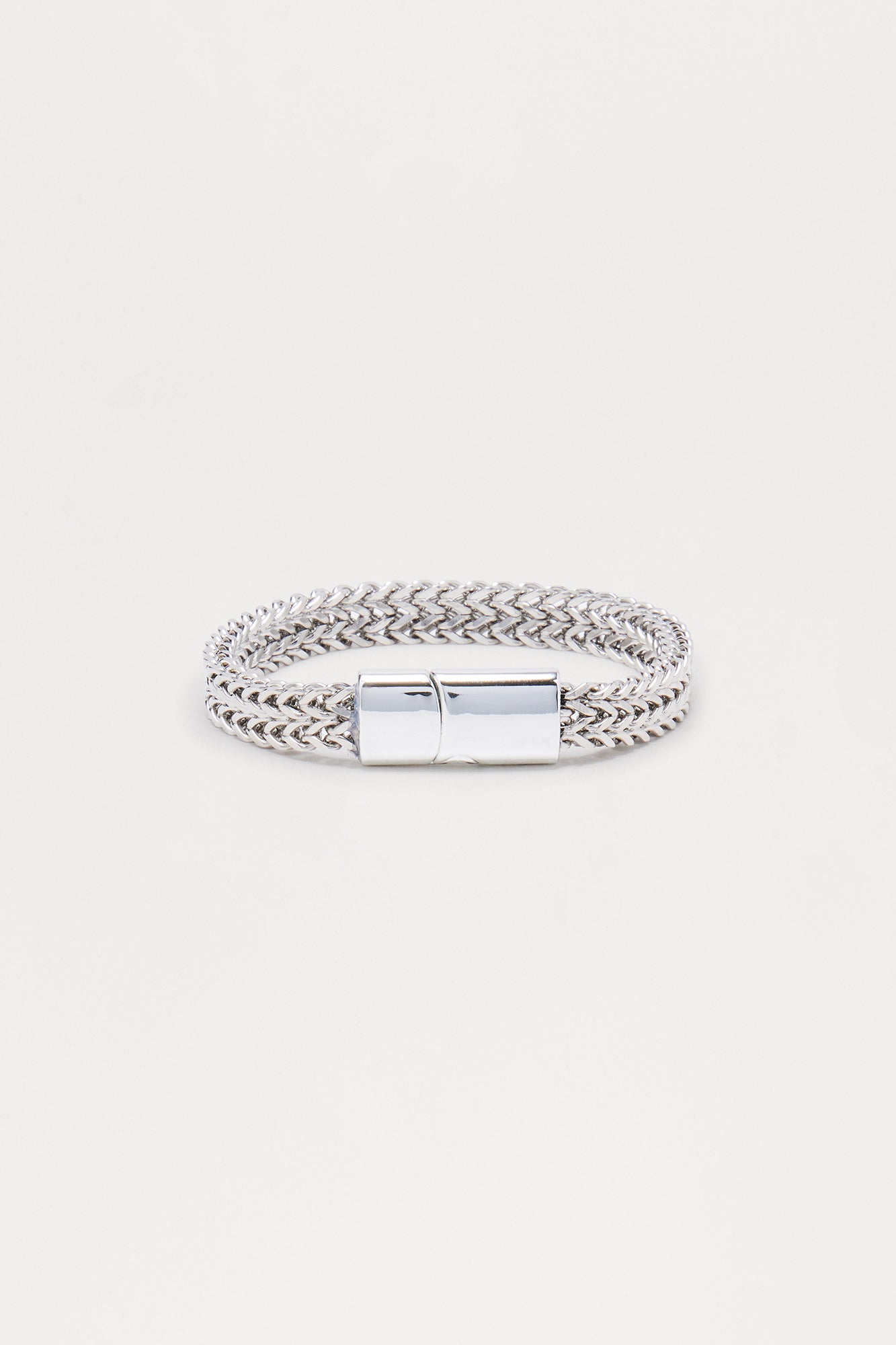 Core Link Iron Bracelet - Silver